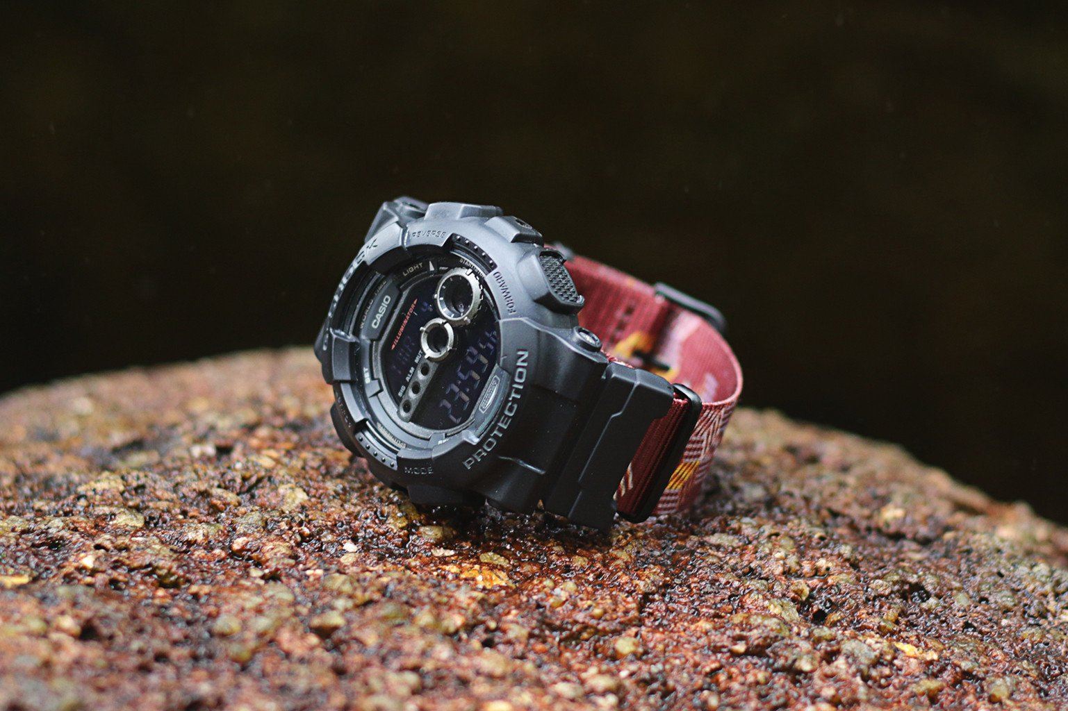 Casio G-Shock GD-100 on 22mm Escher Crates strap