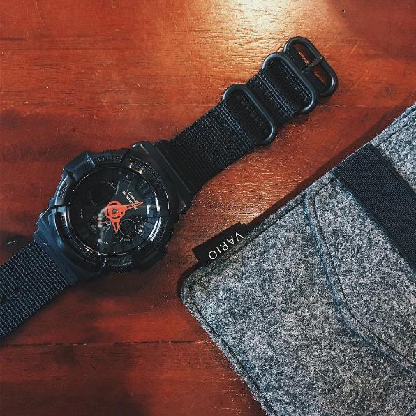 GShock GA200 with Vario Ballistic strap. Photo by #varioeveryday member Ivan