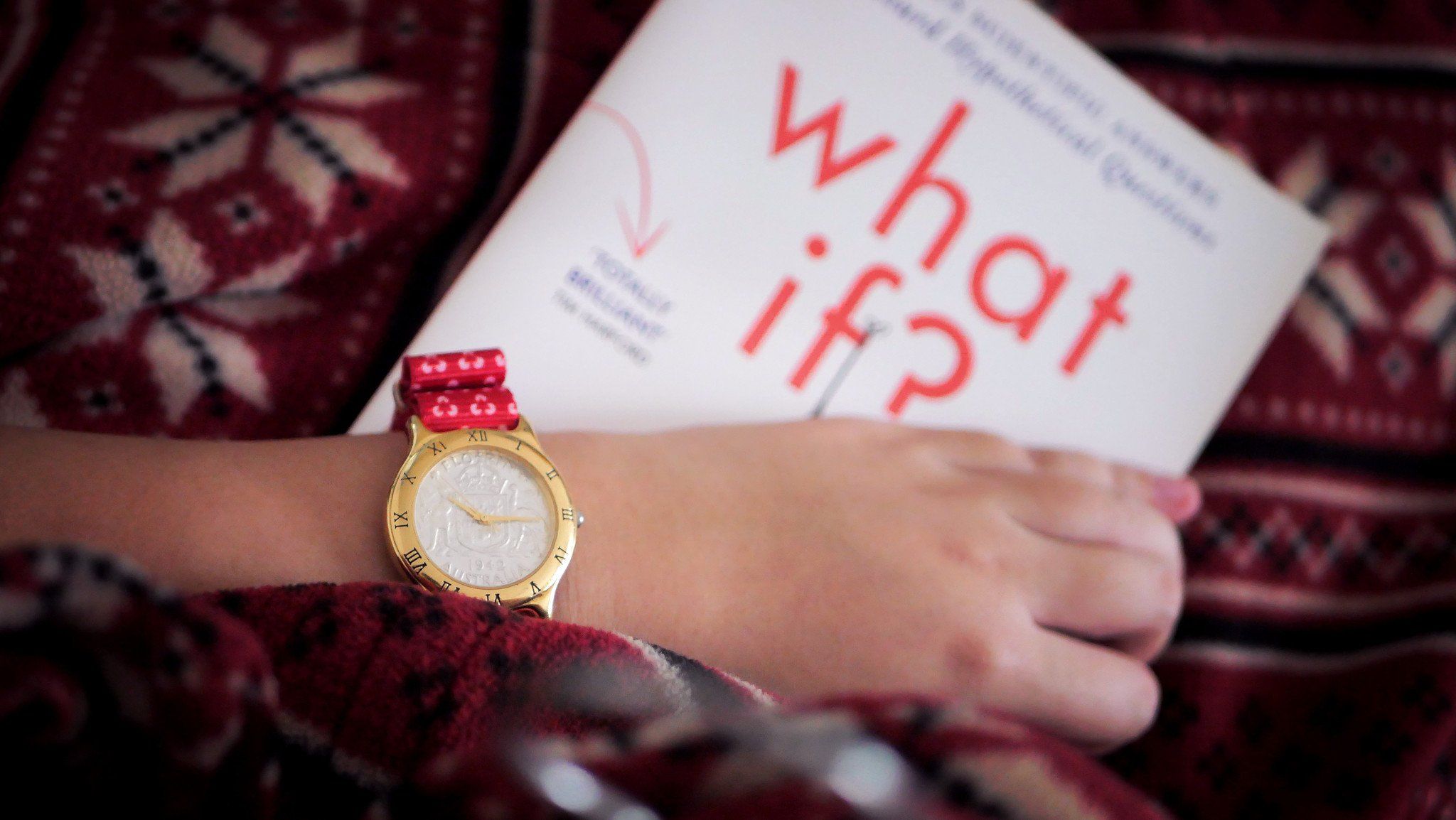 Australian Coin Watch with Velvet Trinity Strap