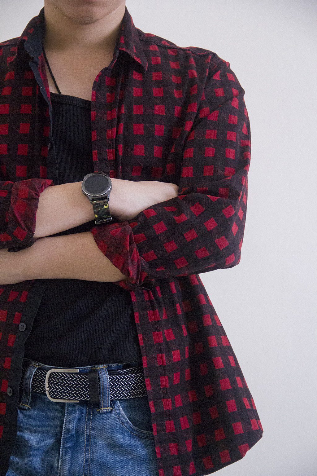 Samsung Gear S2 with Camo Green Graphic Strap