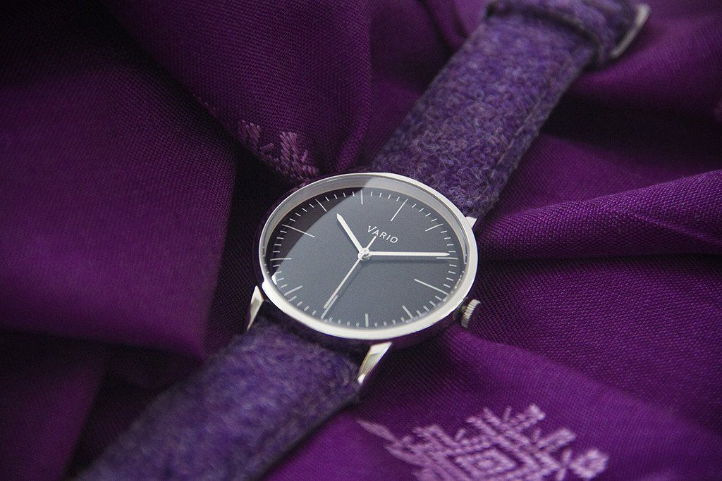 Eclipse Watch Onyx on Lush Laotian Silk