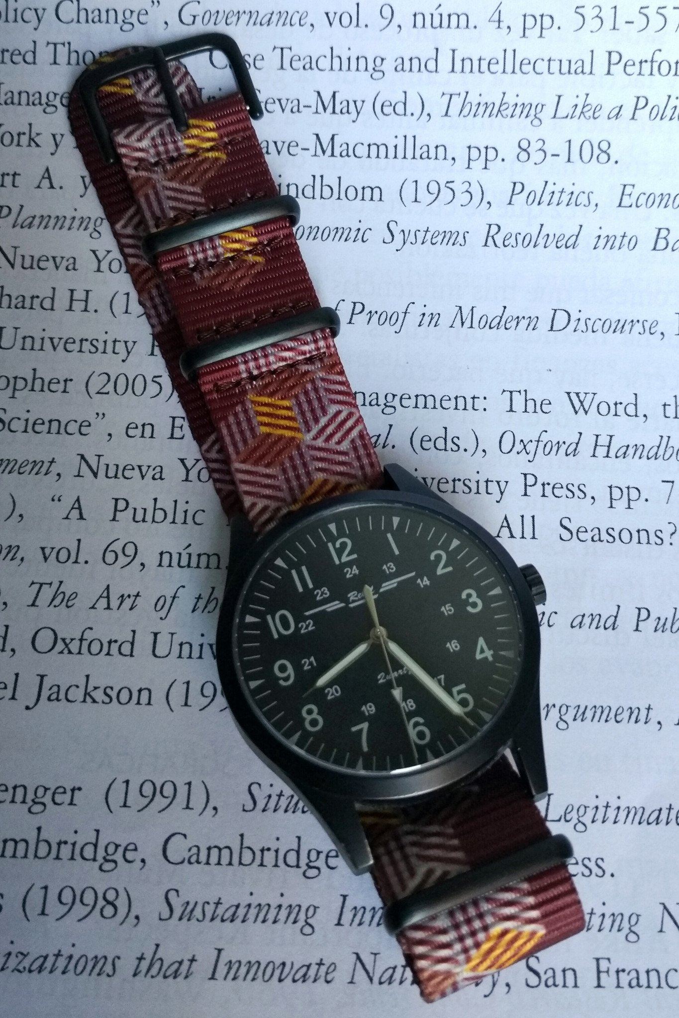 Rebel Watch on Escher Crates strap by #varioclub member Ricardo Whittle