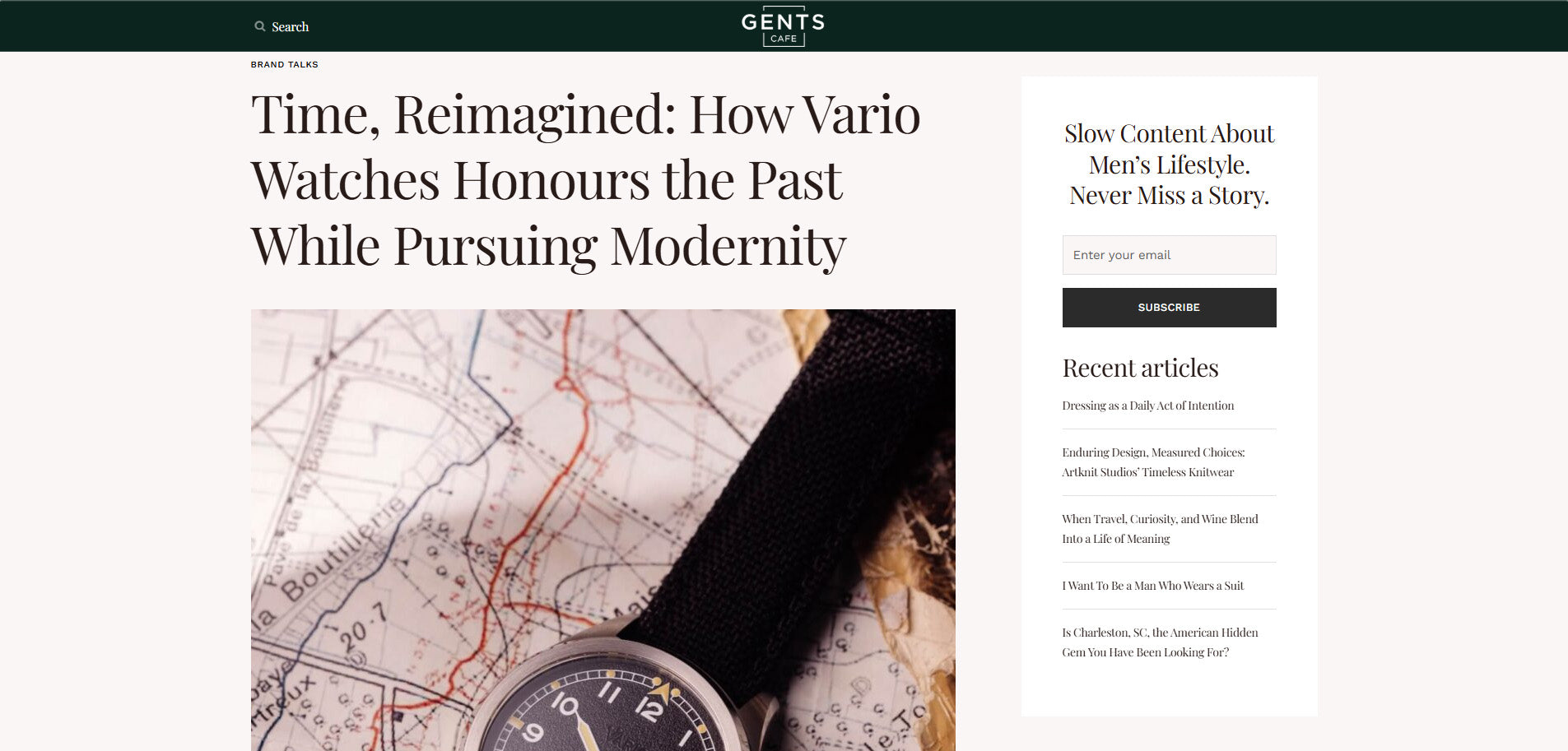 Ivan interviewed by Gents Cafe