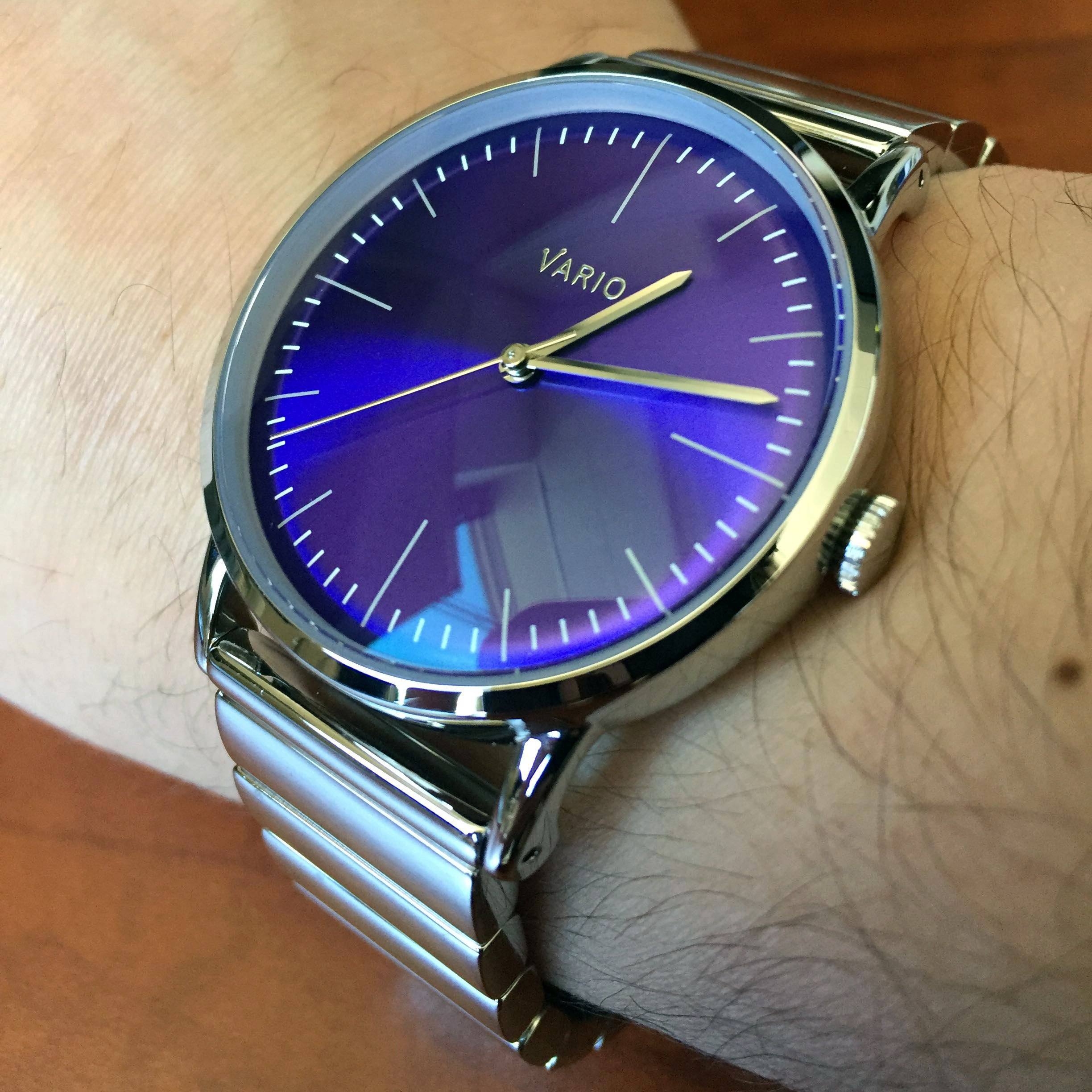 Vario Eclipse watch on bracelet