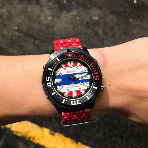 Seiko watch with Velvet Trinity Graphic. Photo by #varioeveryday member @limjingfeng