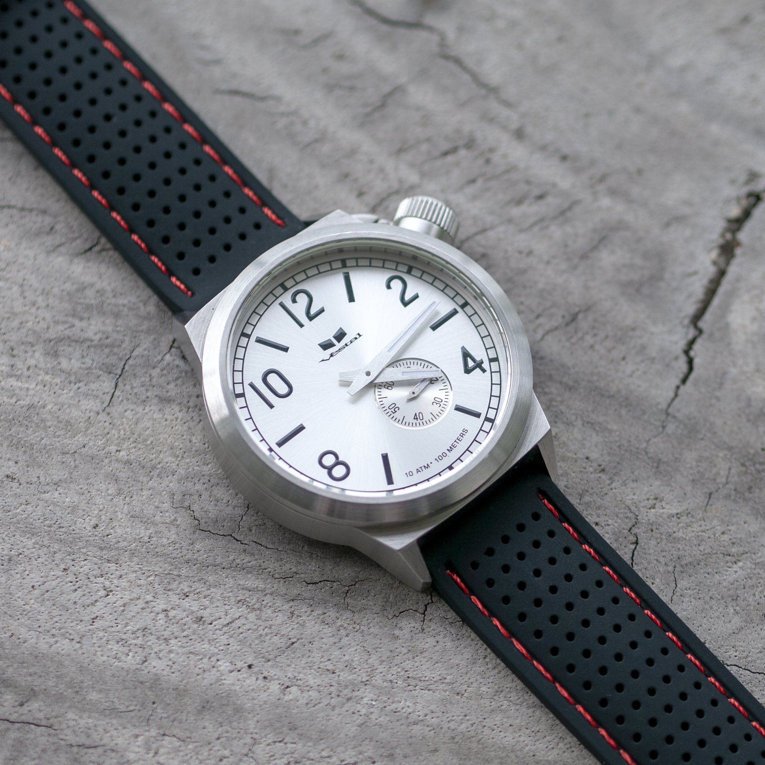 Check out our new Vario perforated silicone watch strap.