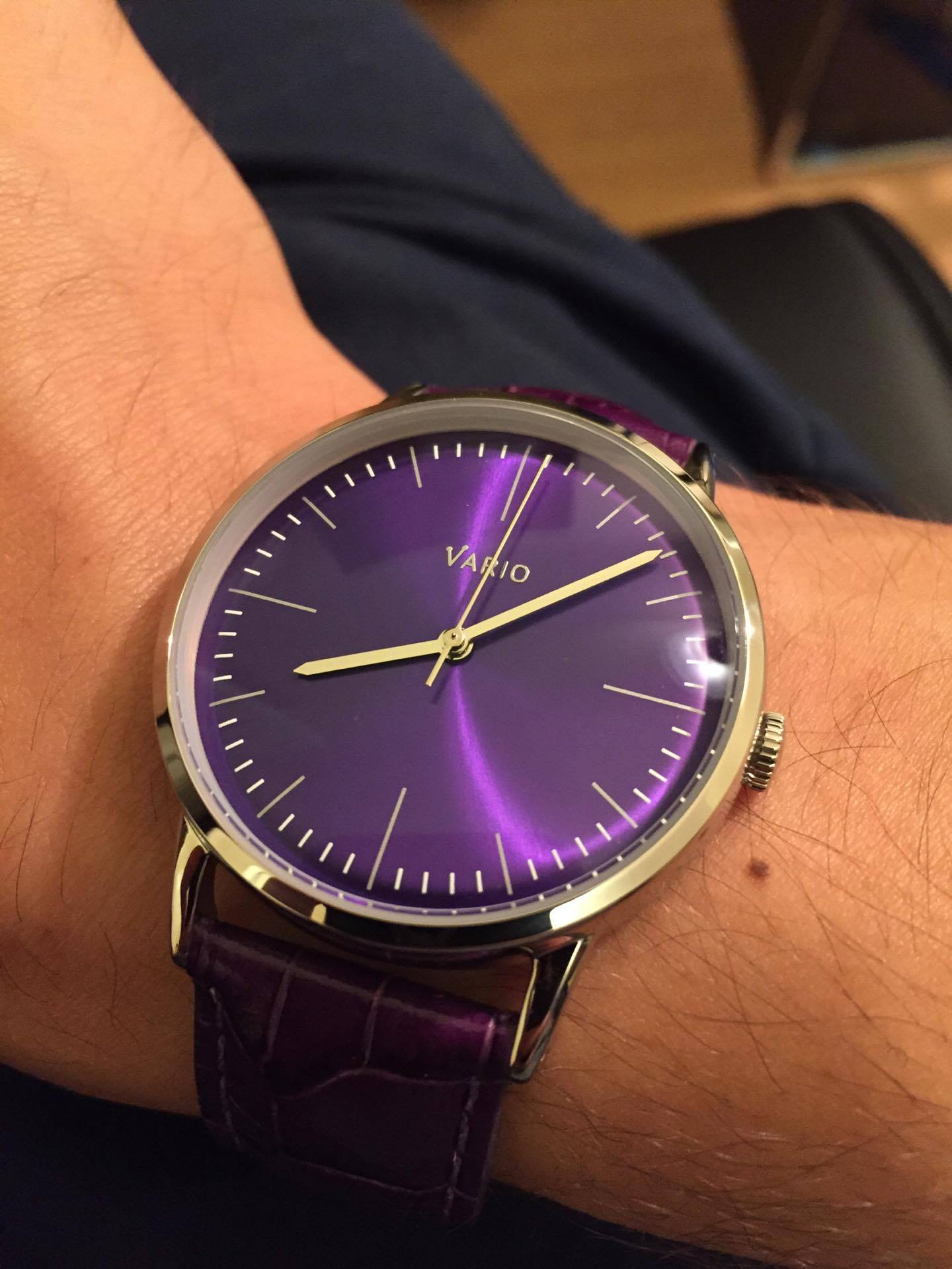 Vario Eclipse Amethyst Dress Watch Prototype by #varioeveryday member James Godfrey