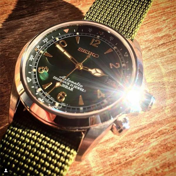 Seiko Alpinist Sarb 17 on Vario strap by #varioeveryday member @seiko_fun_hungry