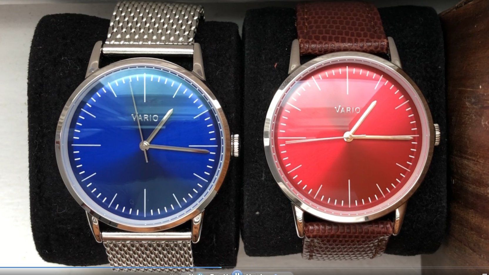 Vario Eclipse Seiko Sweeping Quartz VH31 and Miyota Handwound 6T33 in Action