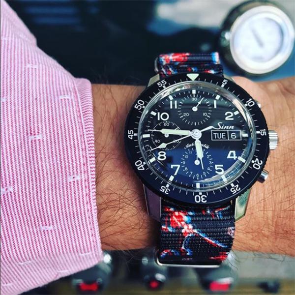 Sinn chrono watch with Vario chromatic twitch