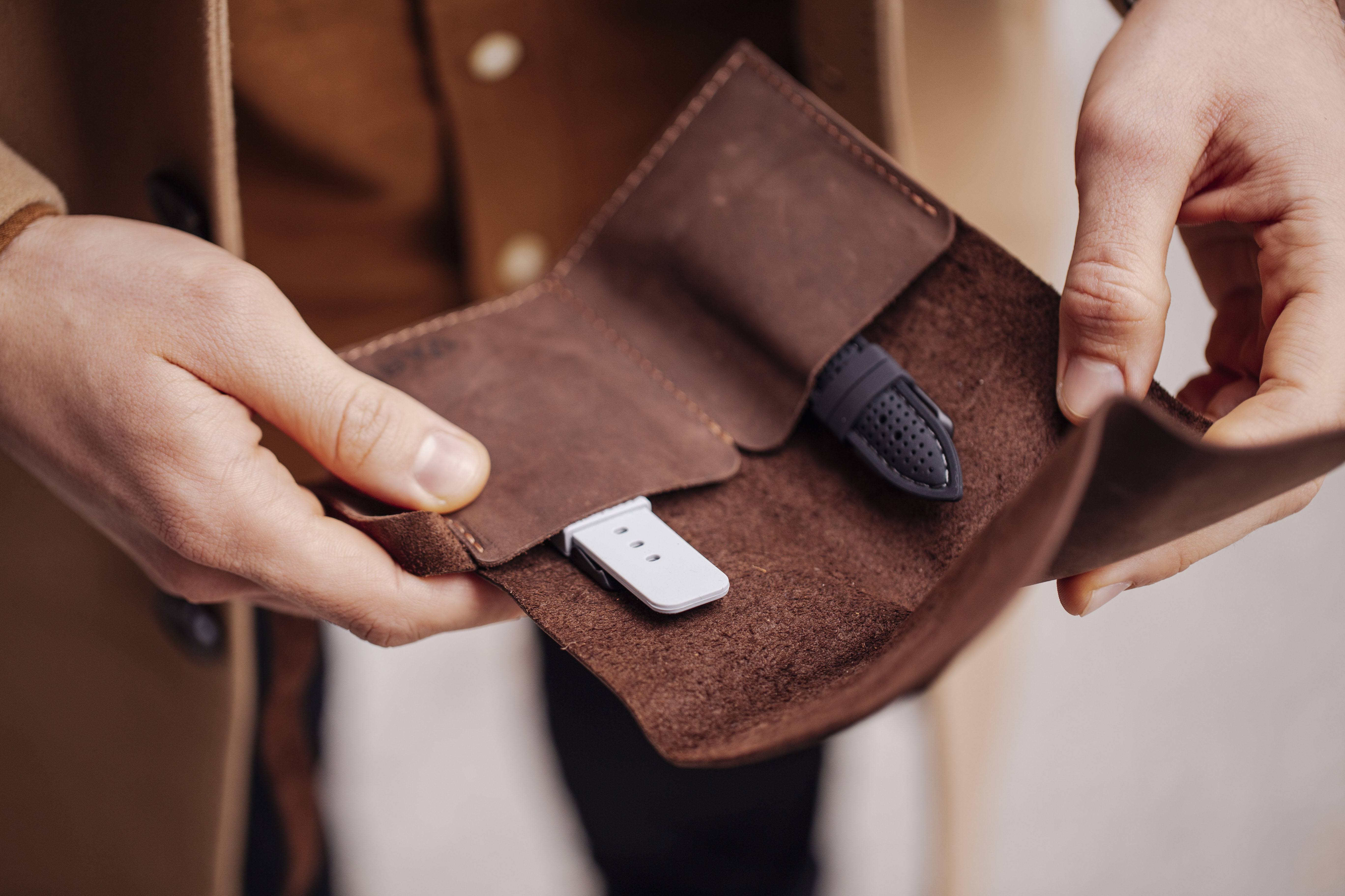 Vario Leather Watch Roll (Made in Europe)