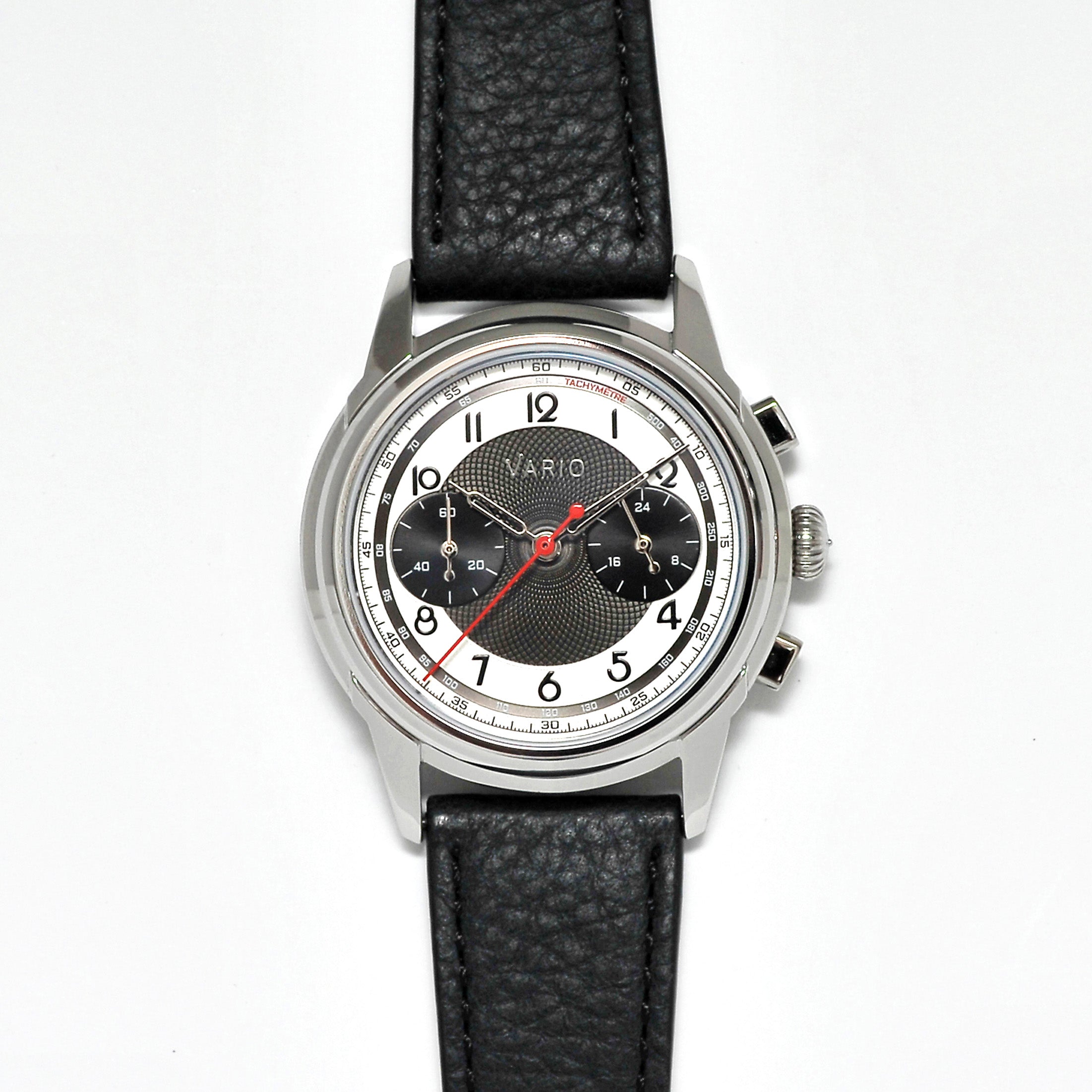 Vario Empire Black Tuxedo Tachymètre Chronograph Watch