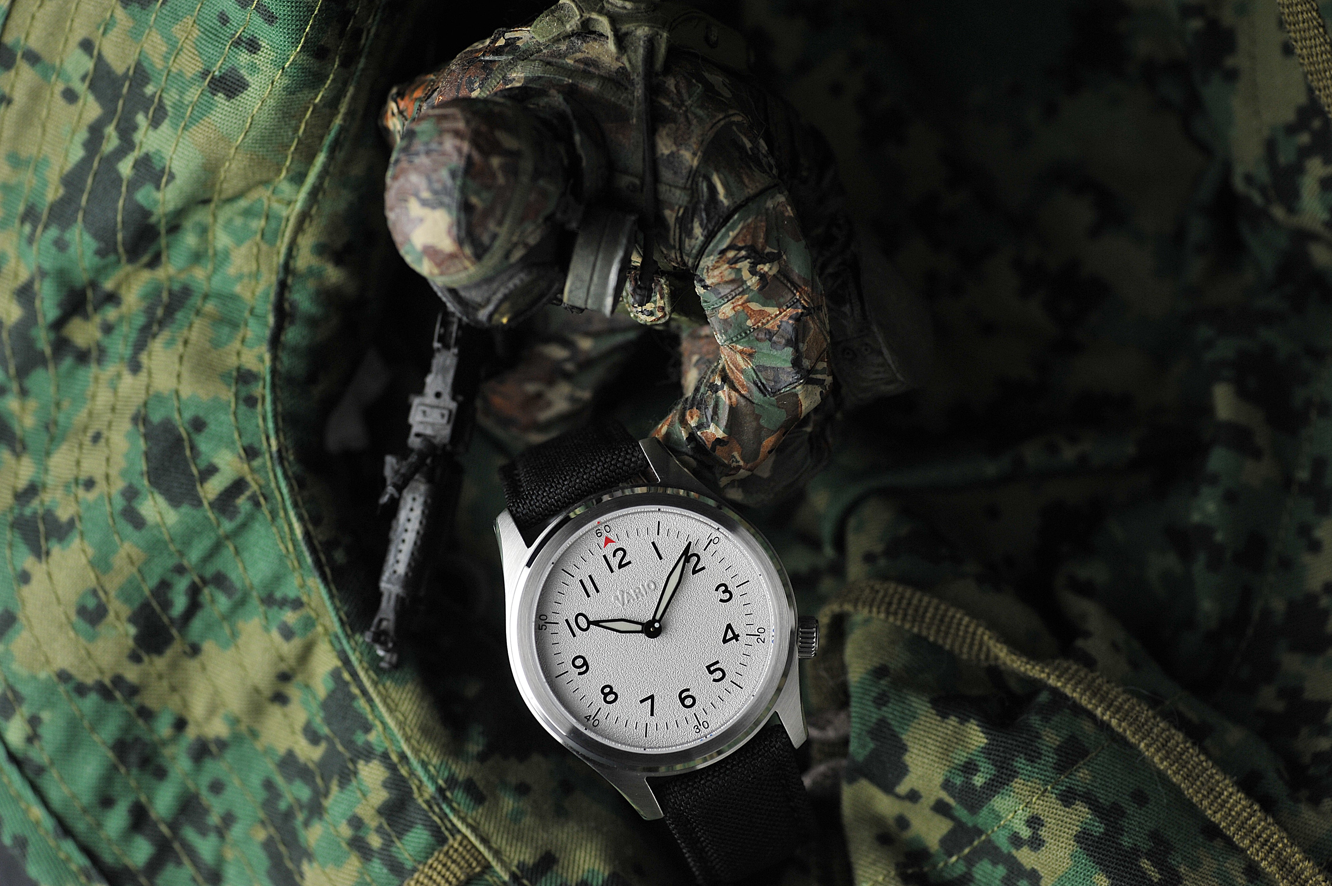 Vario A11-S Solar Quartz Field Watch