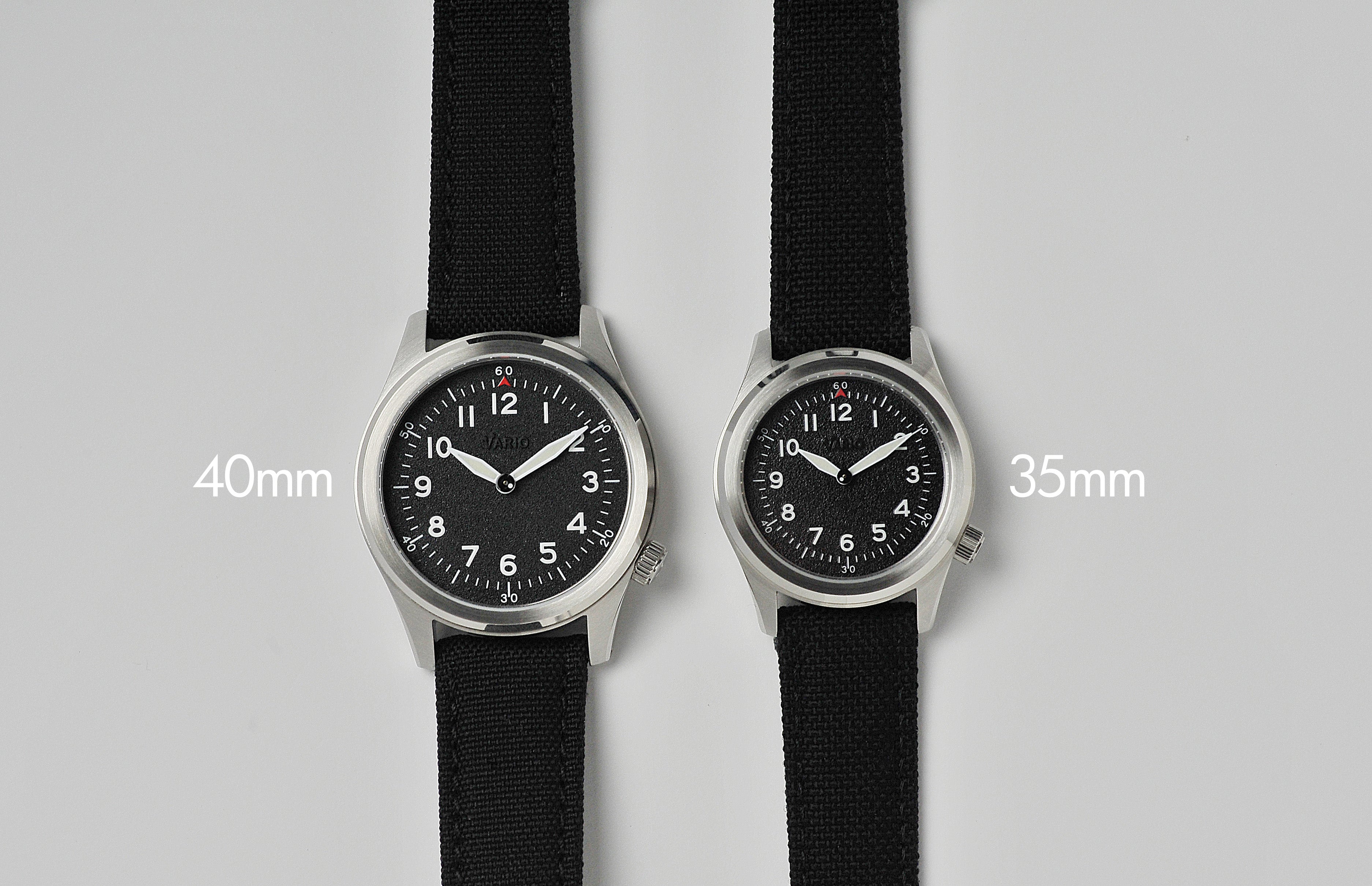 Vario A11-S Solar Quartz Field Watch 40mm 35mm