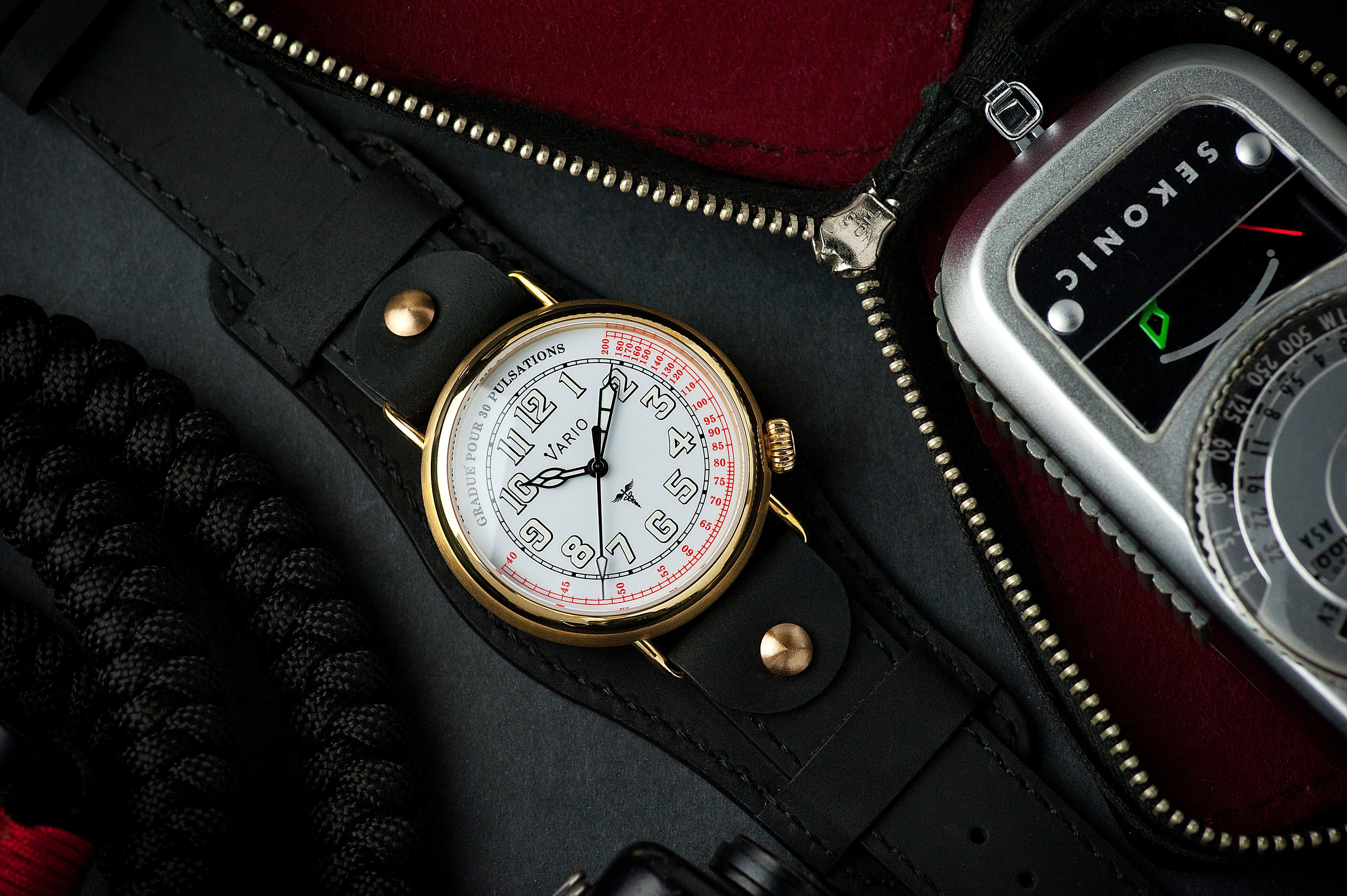 vario 1918 medic doctor pulsometer ww1 watch