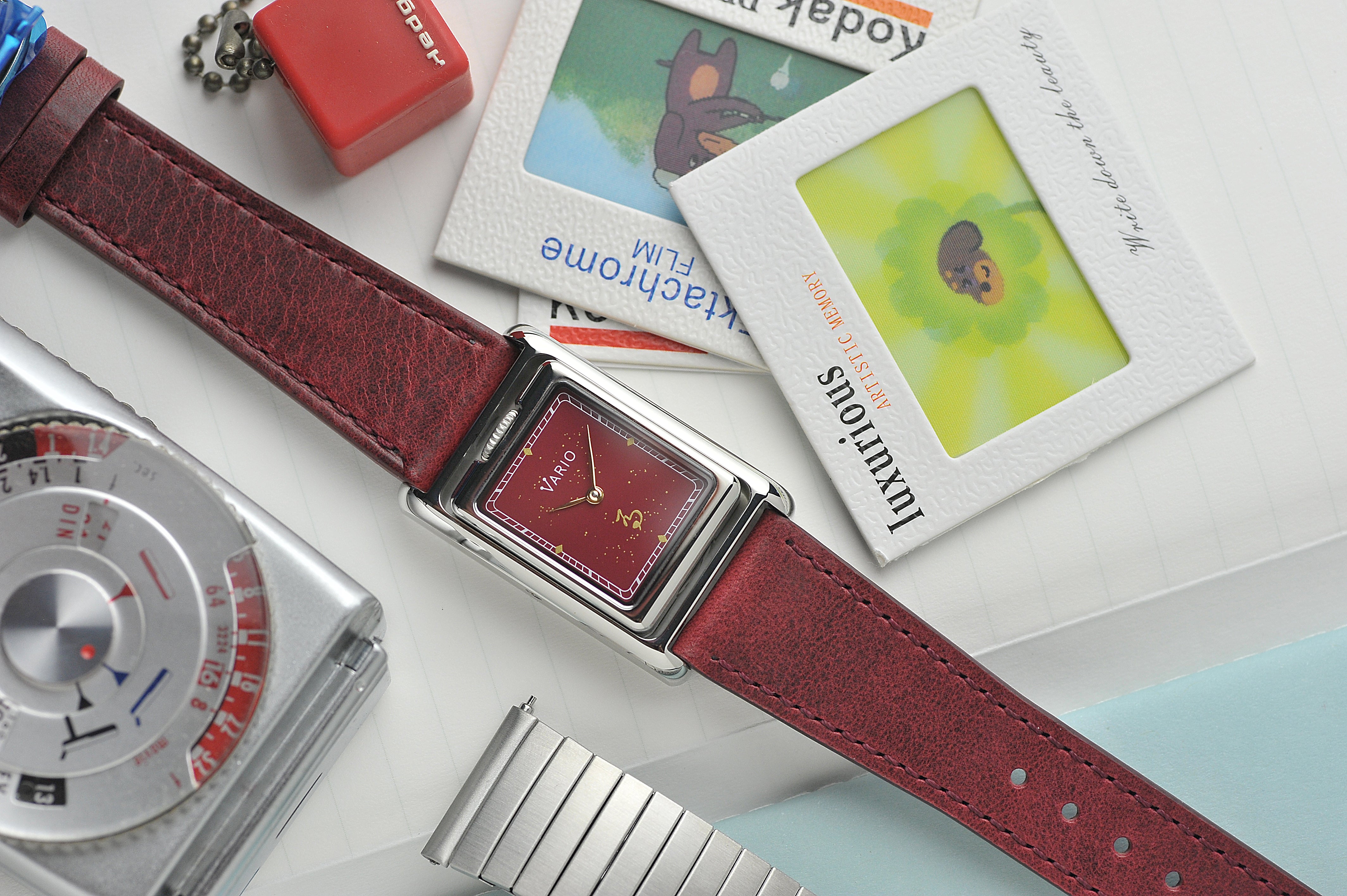 vario versa dual time reversible rectangle year of the horse watch