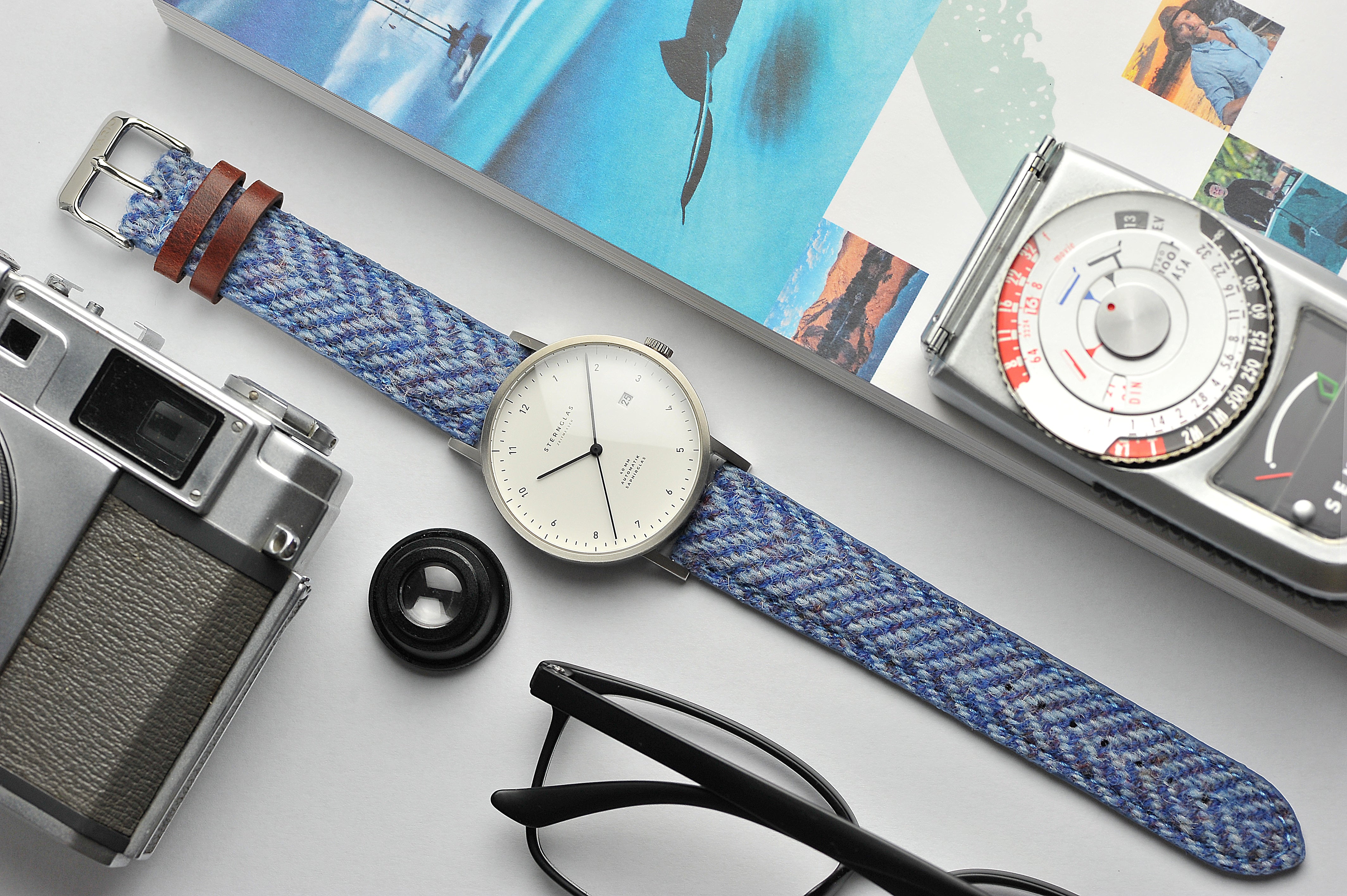 vario harris tweed watch strap