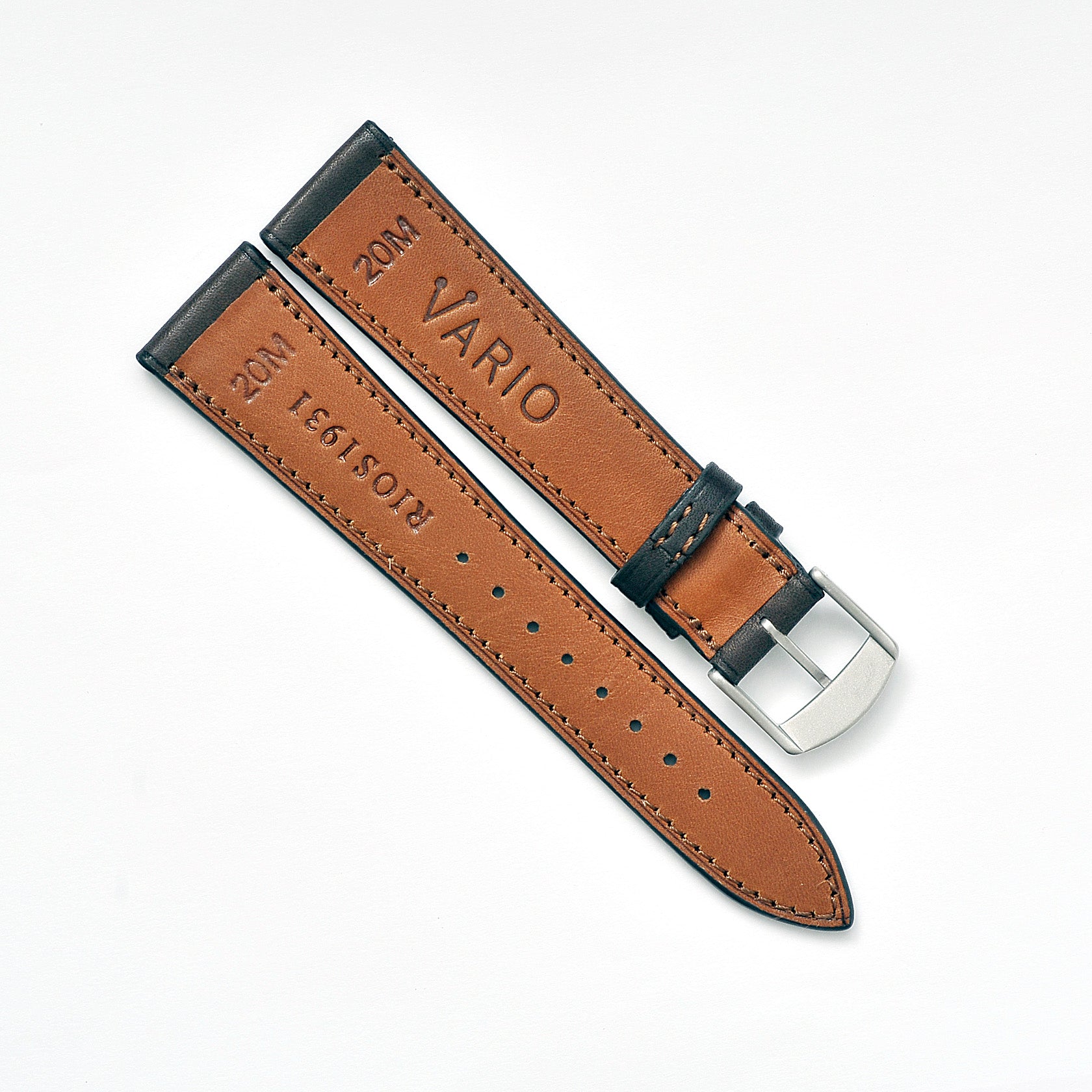 Vario Novonappa hand crafted leather zermatt lined watch strap