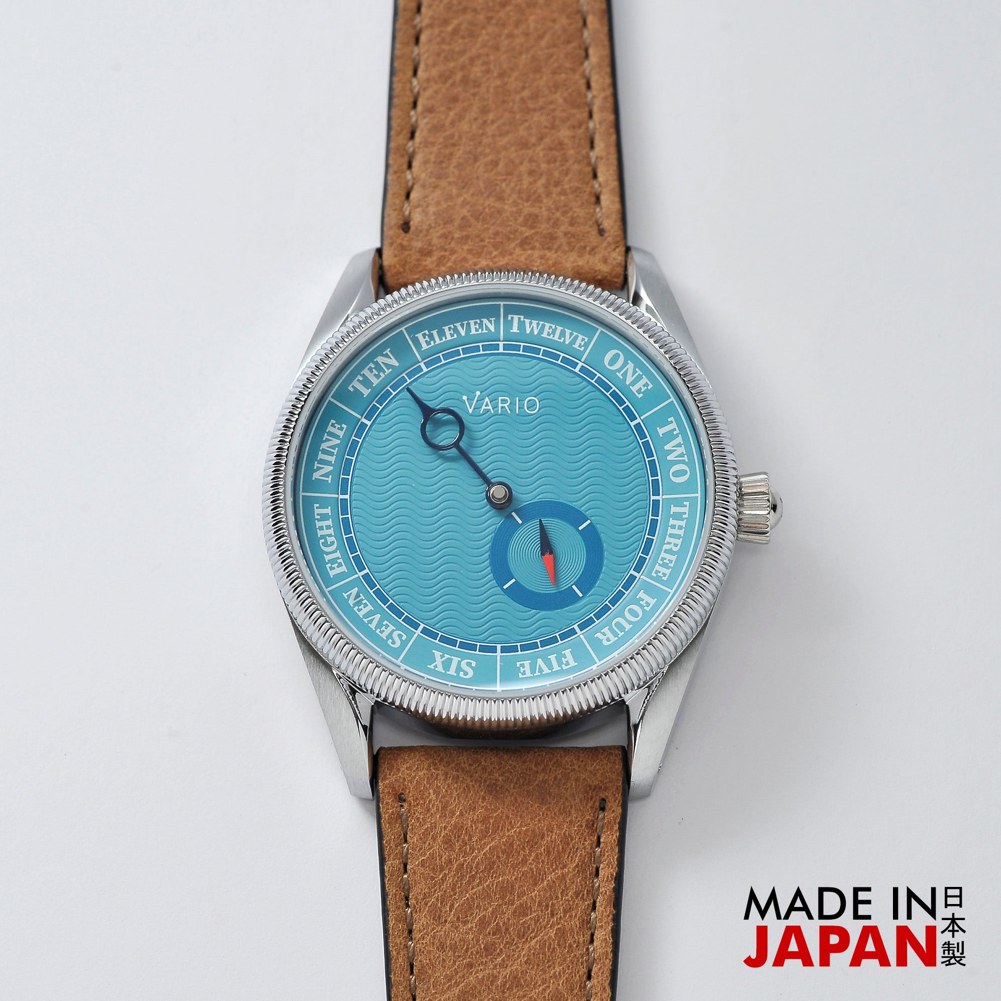 vario NAVI single hand watch light blue