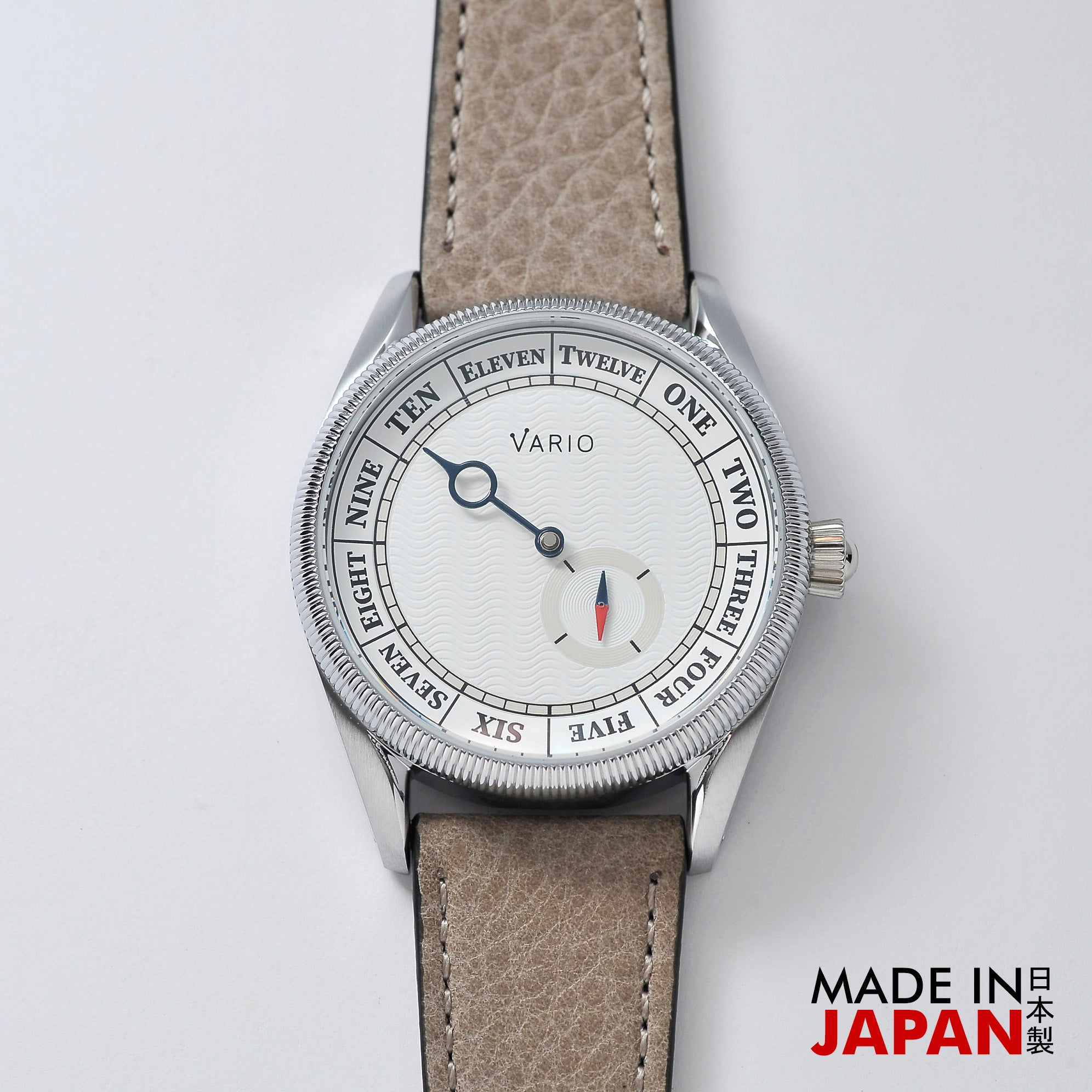 vario NAVI single hand watch white