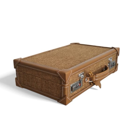 Vario Herringbone Watch Carrying Case