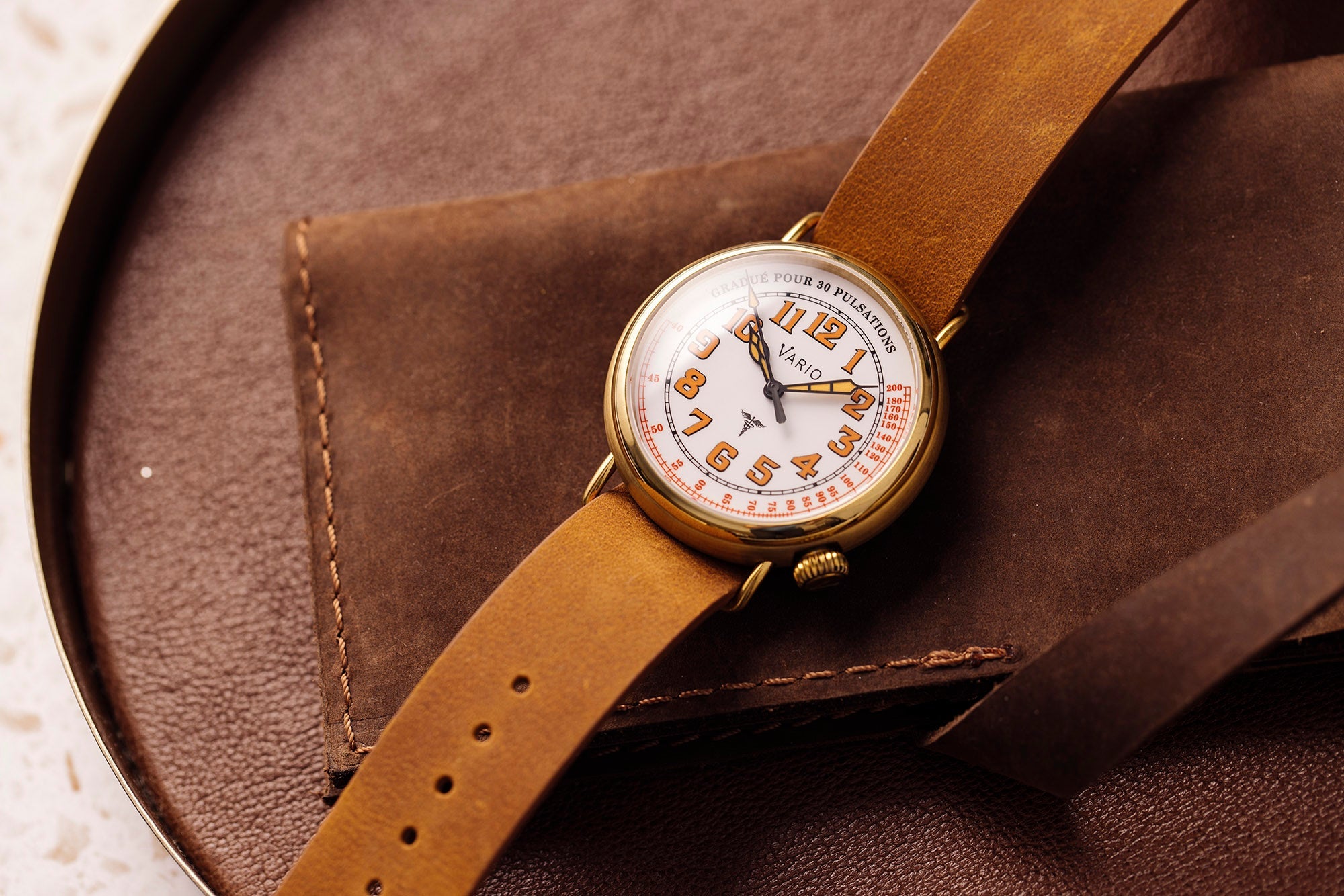 vario 1918 doctor pulsometer watch