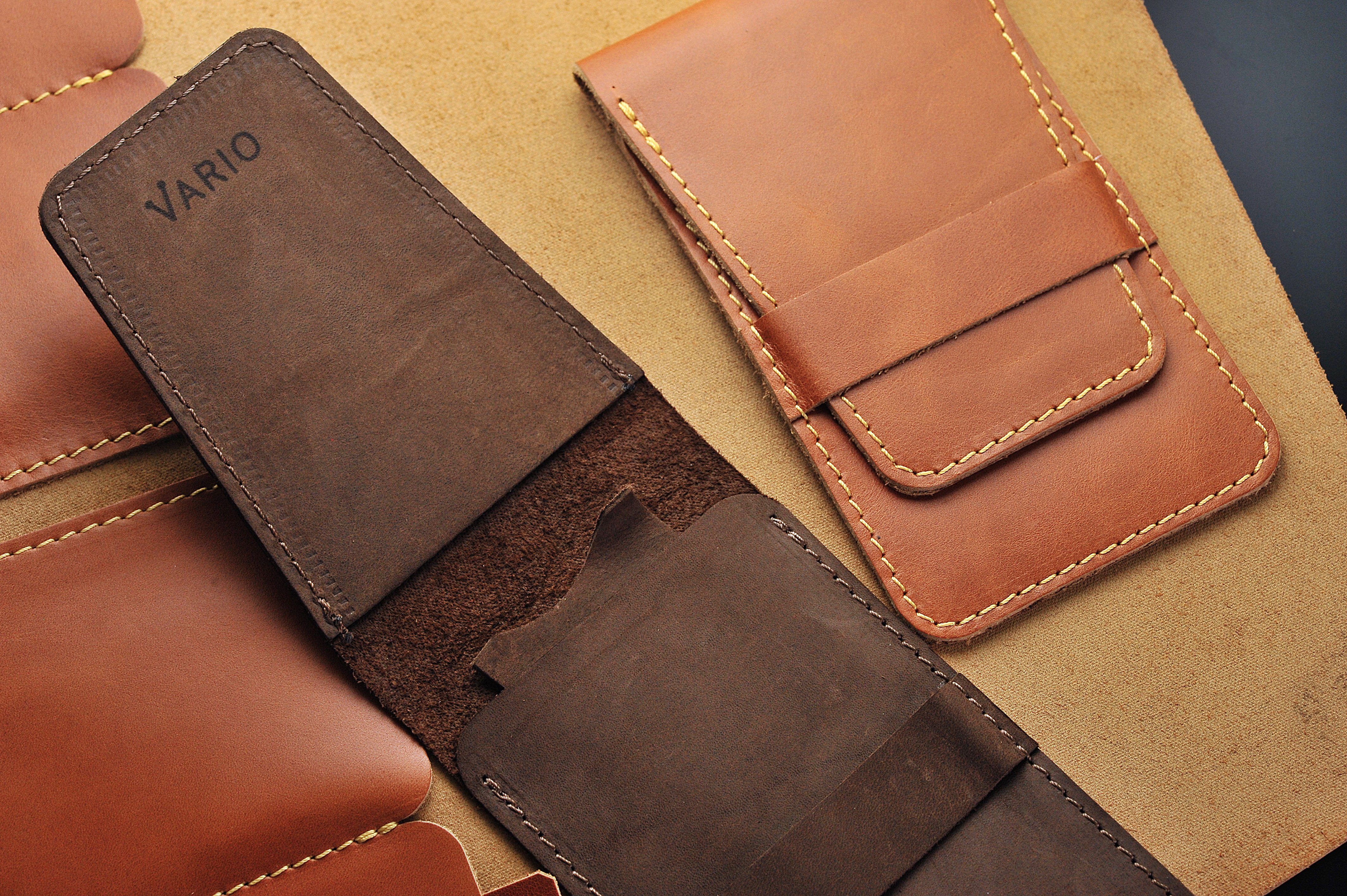 vario leather watch pouch