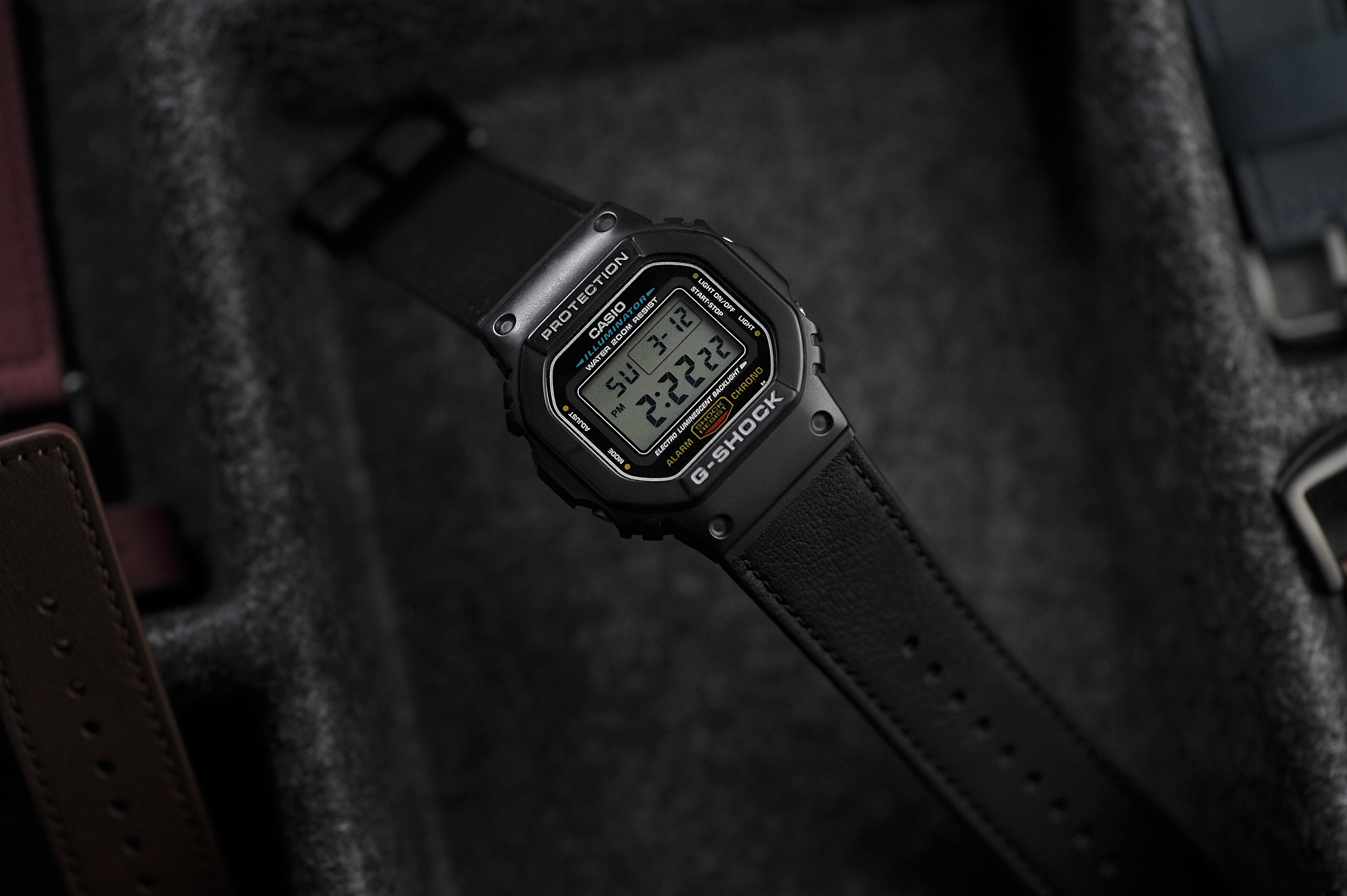 vario performance leather scotchguard 3m water resistant g-shock strap