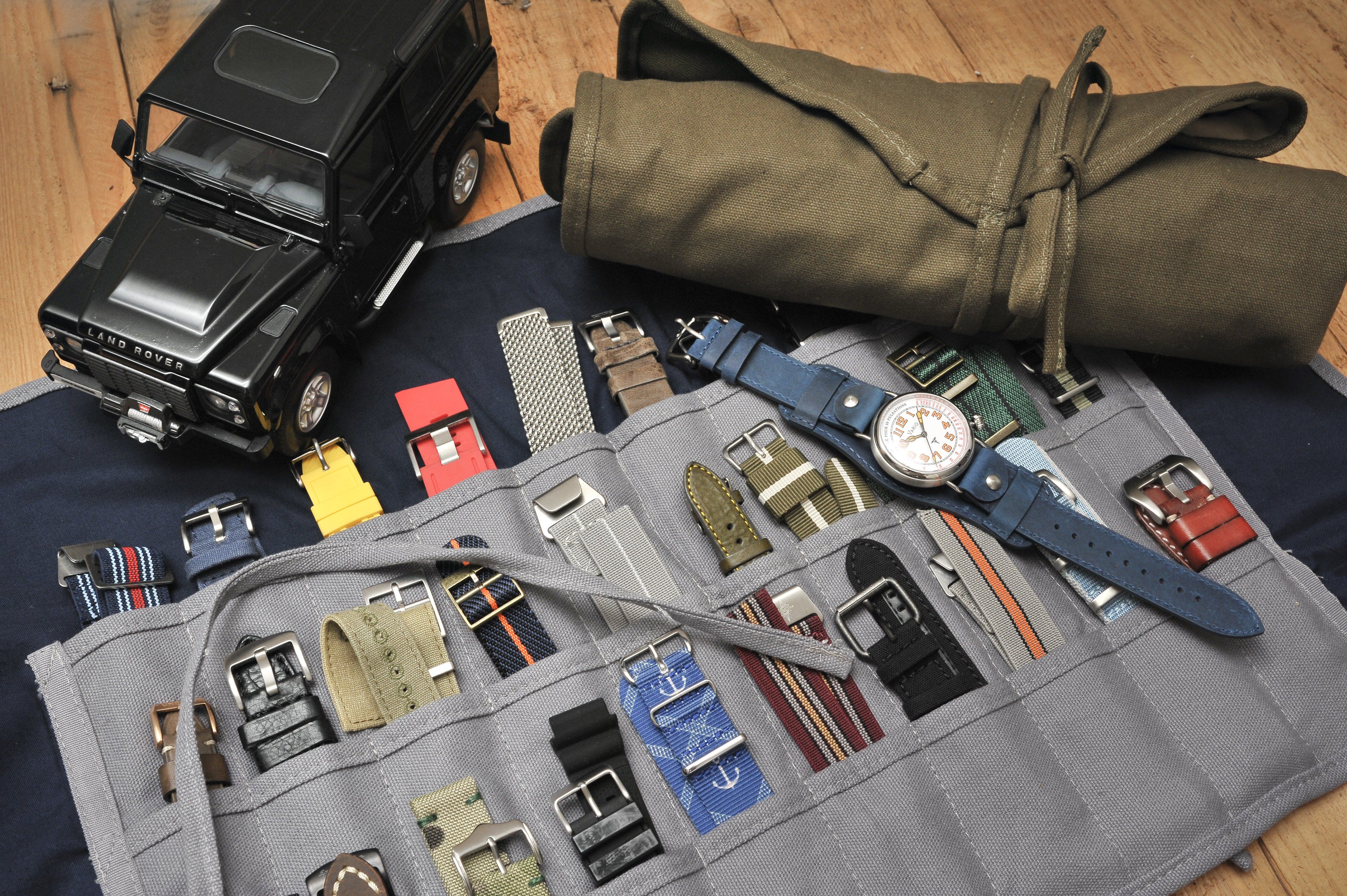 Vario 30 pocket watch strap roll