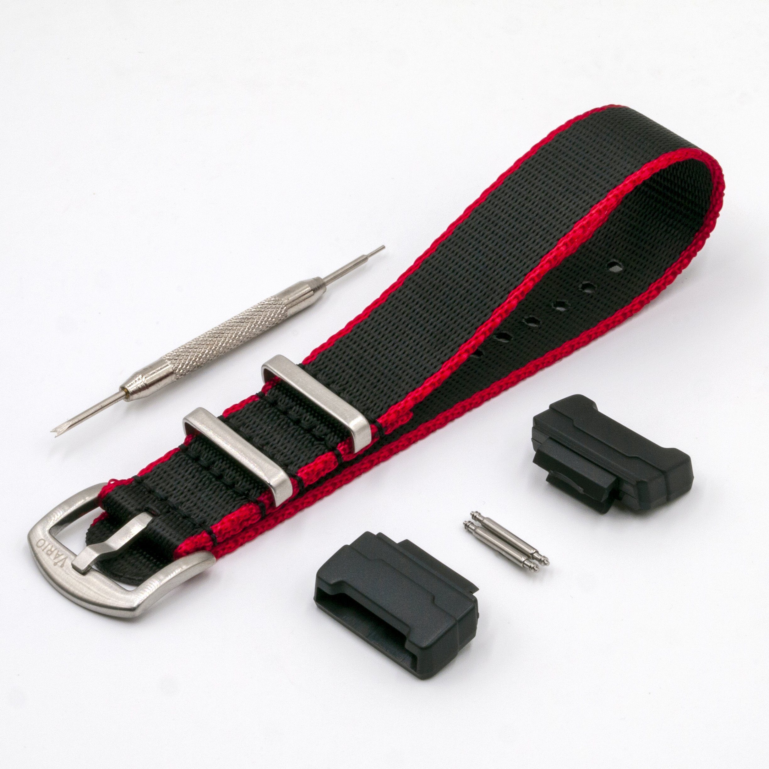 vario gshock seat belt adapter kit red and black stripe