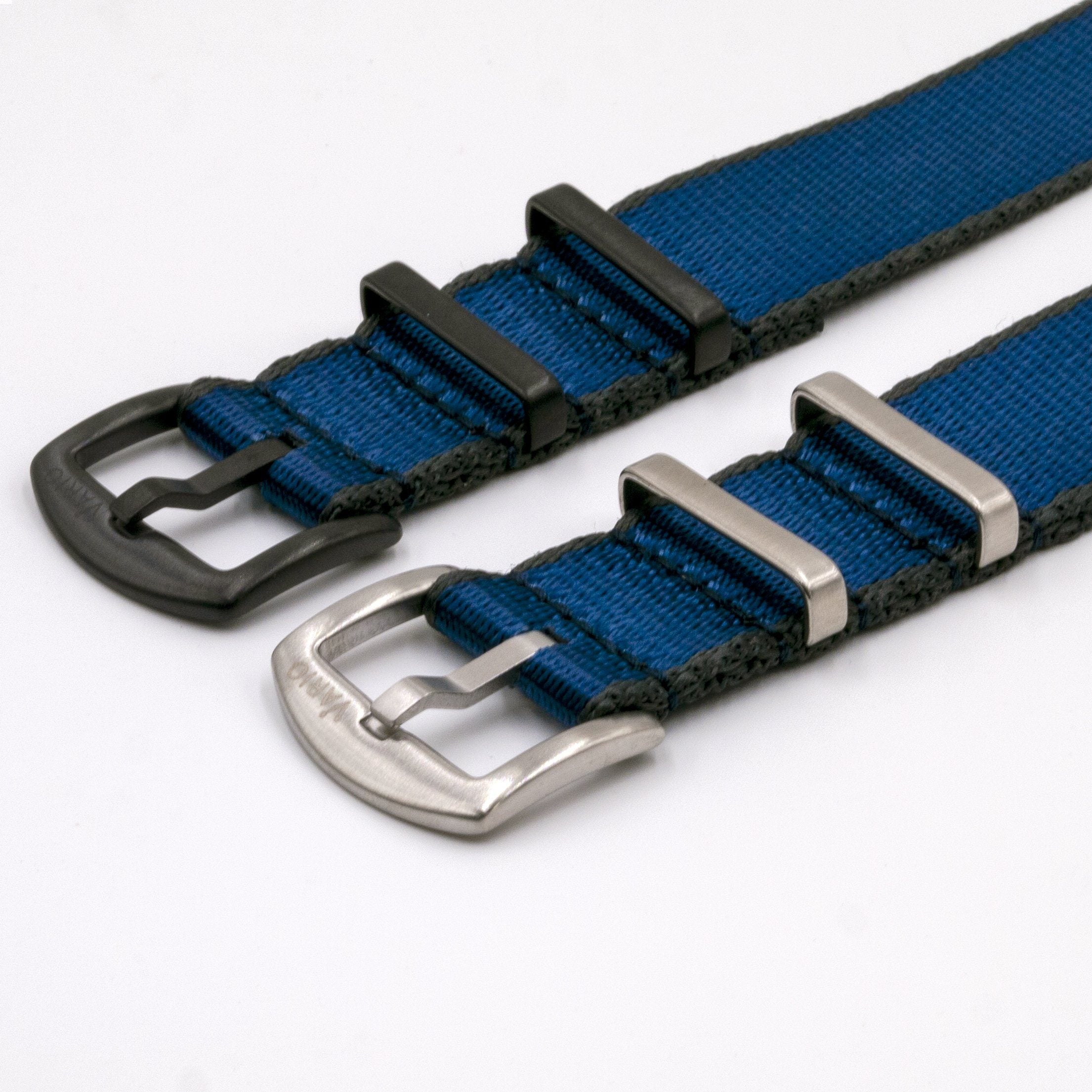 Seat Belt Navy Edge Watch Strap with G-Shock Compatible Adapter and Spring Bar Tool