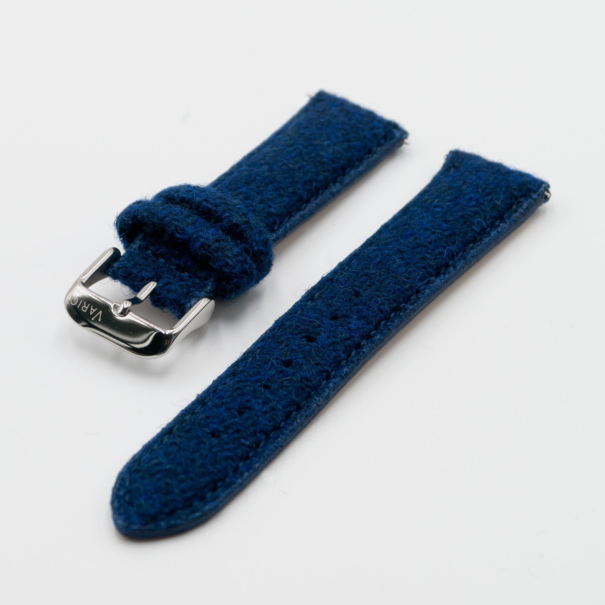 Vario Harris Tweed Navy Blue Watch Strap 
