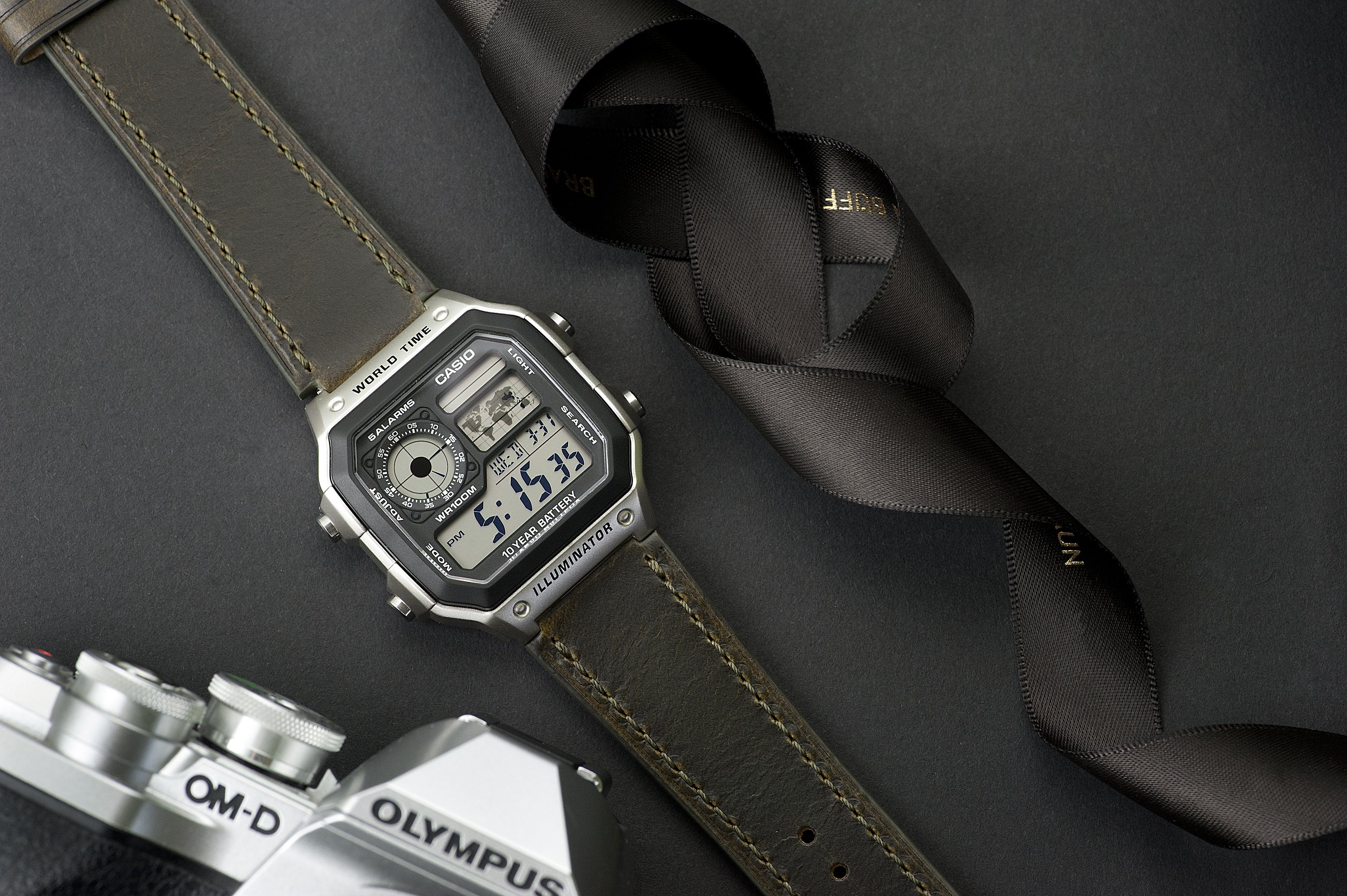 Vario Casio AE1200WH fitted watch strap