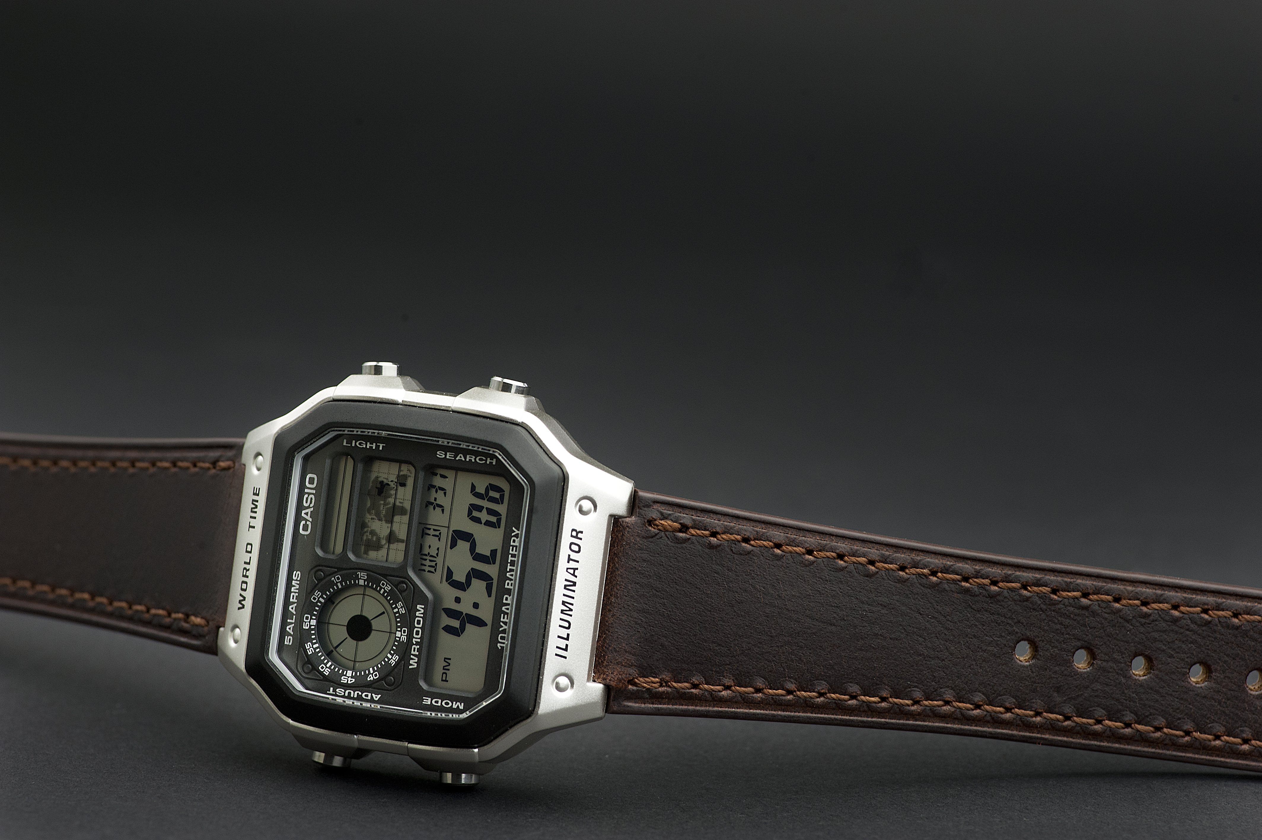 Vario Casio AE1200WH fitted watch strap