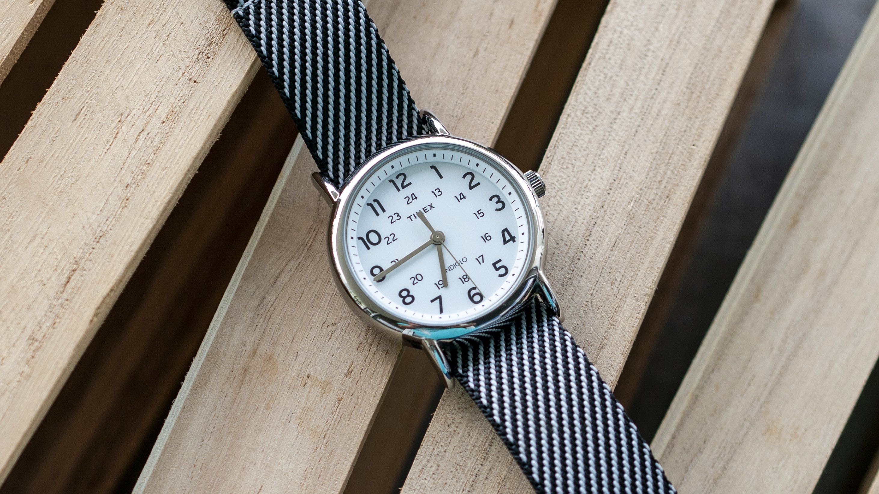 Vario Twill black white timex