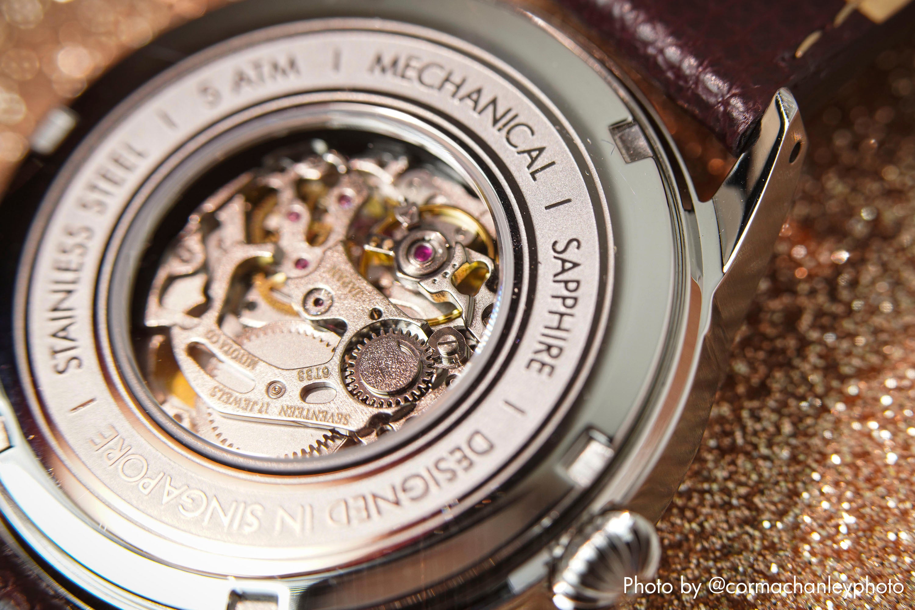 miyota 6t33 empire art deco watch