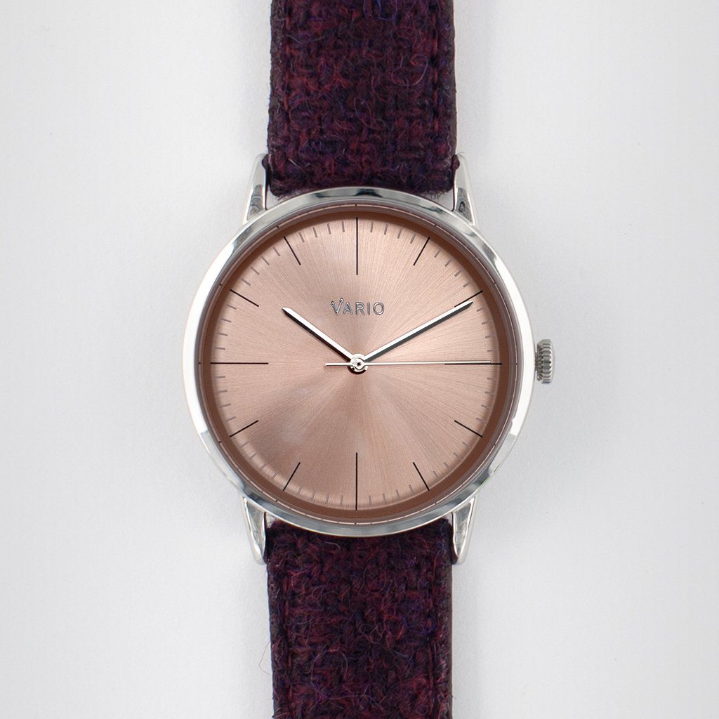 eclipse salmon dial 38mm dress watch