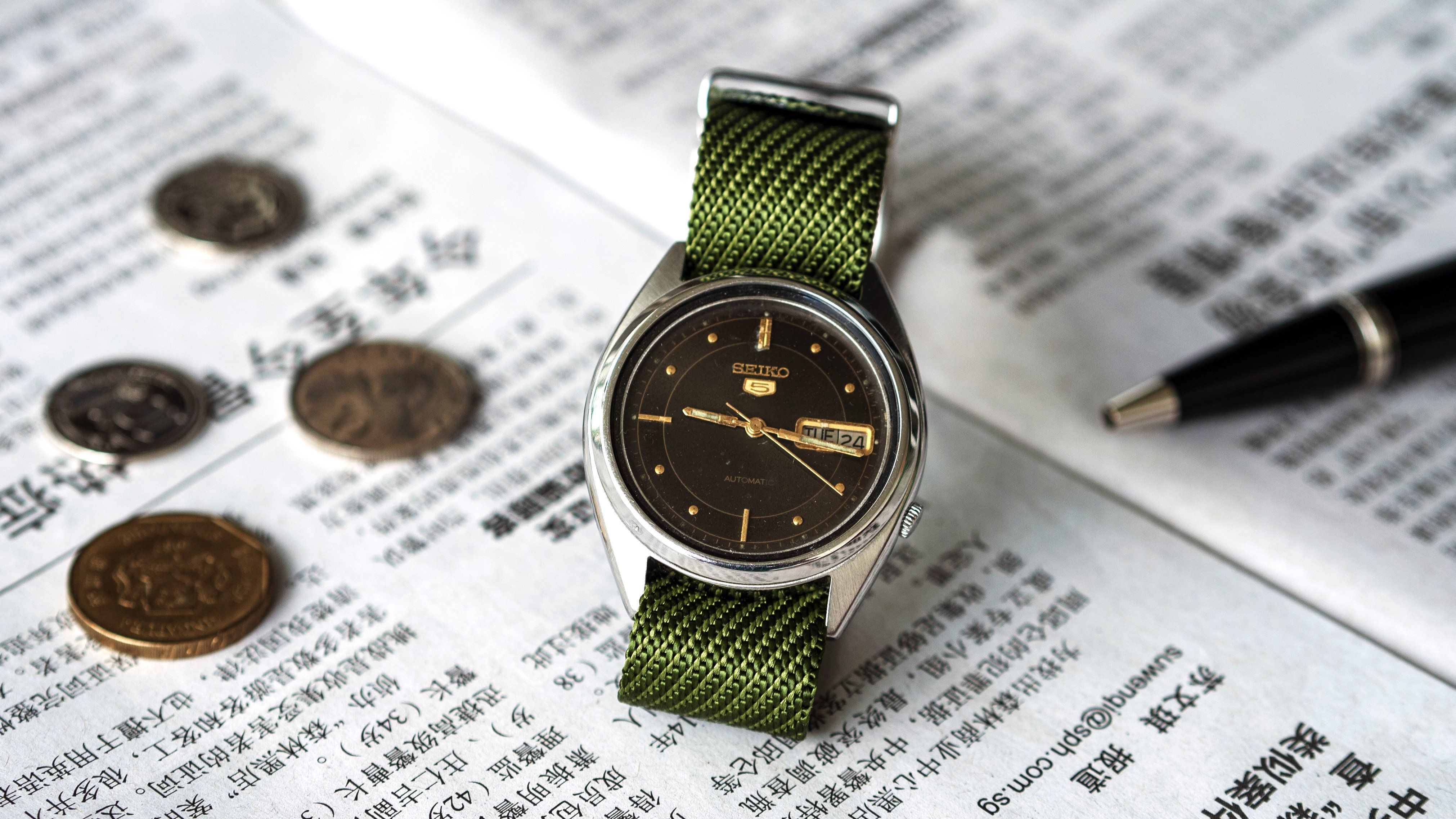 Vario Twill green seiko