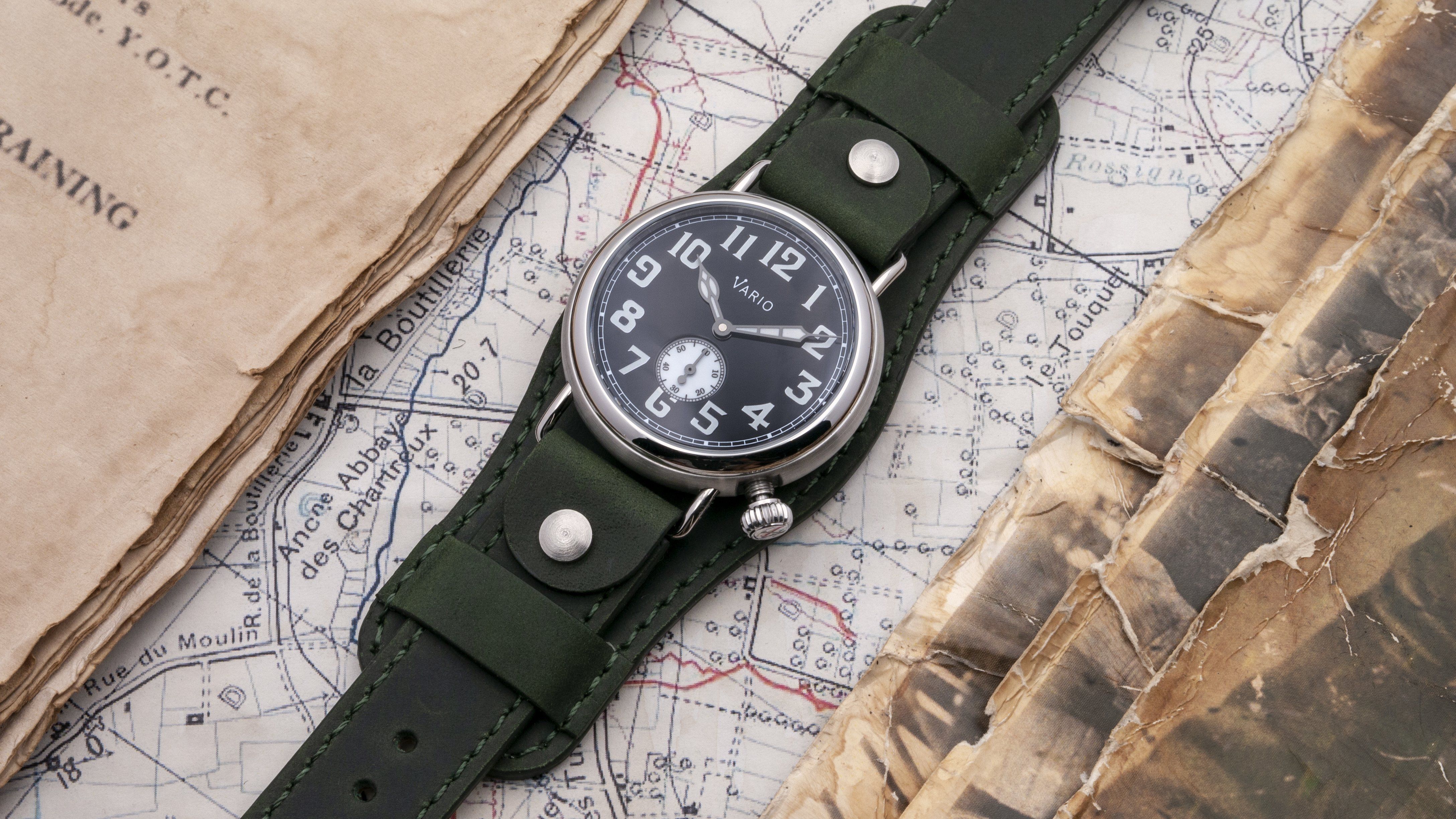 vario ww1 trench watch 37mm