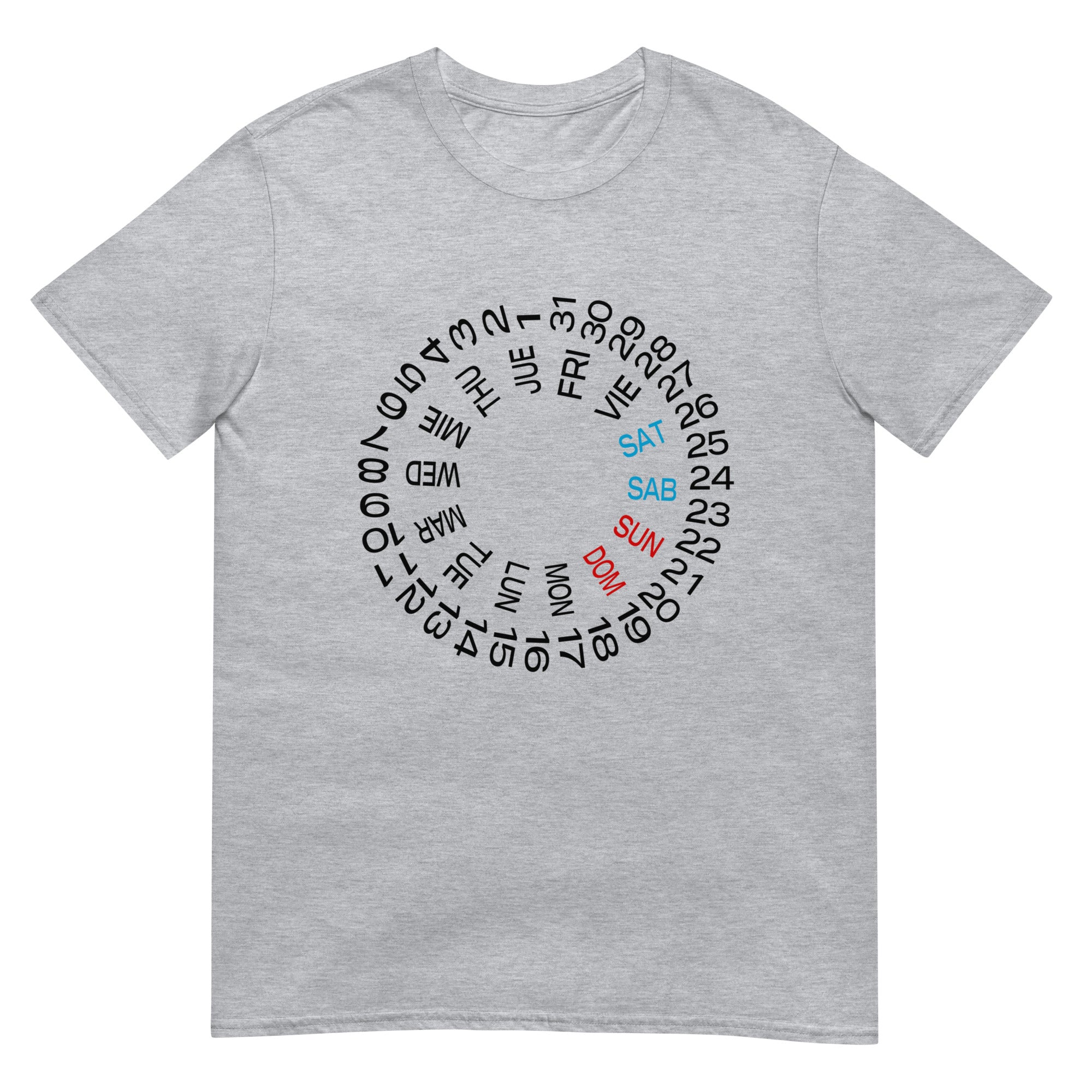 Horology T-Shirt — Spanish Day Date Wheel