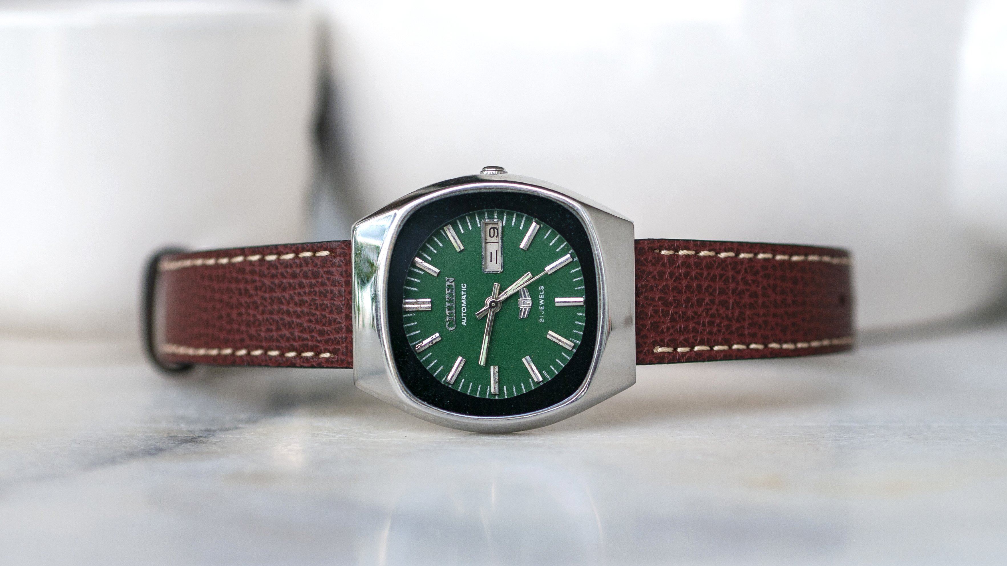 Vintage Italian Leather Watch Strap