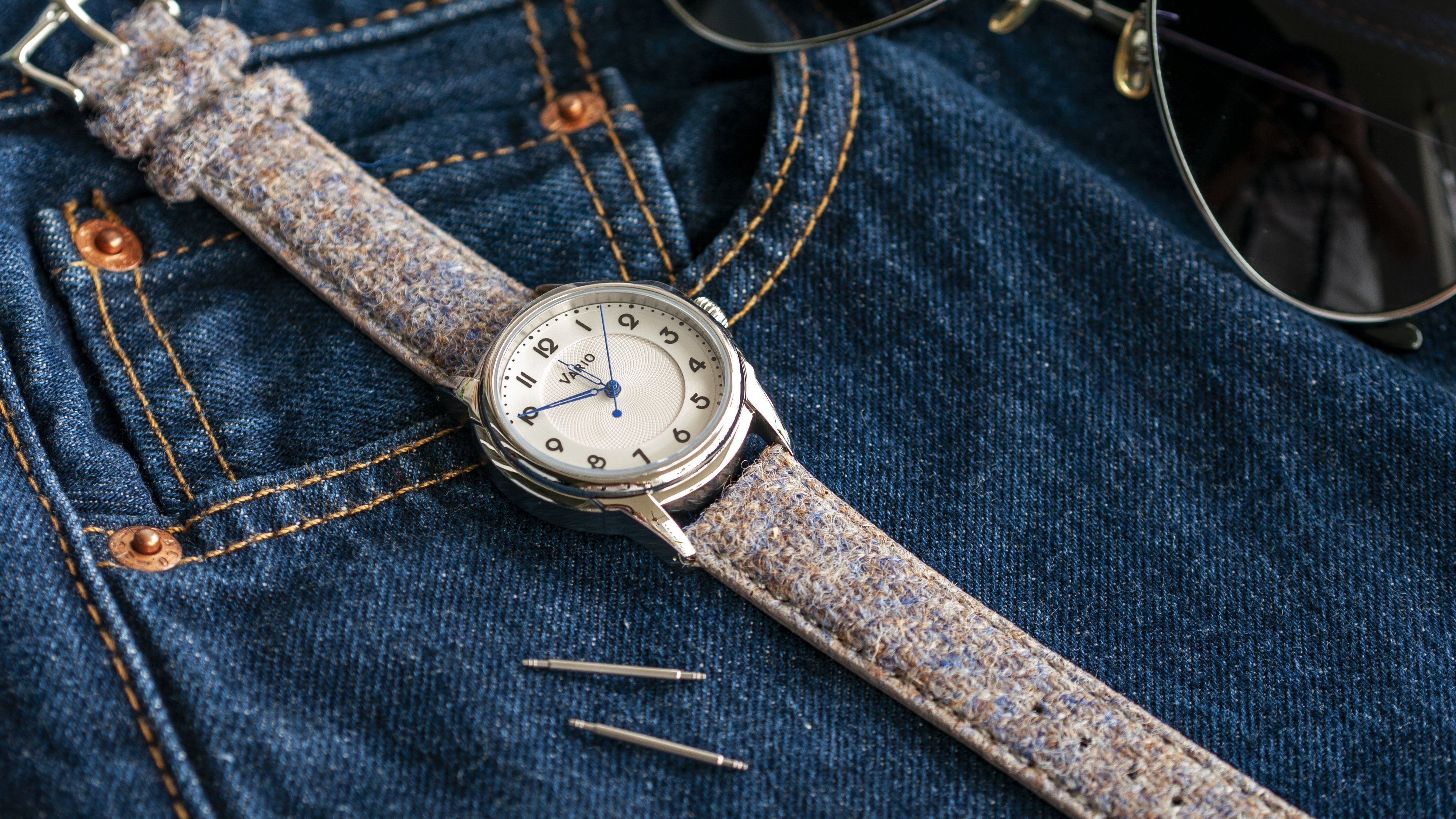 vario harris tweed watch strap