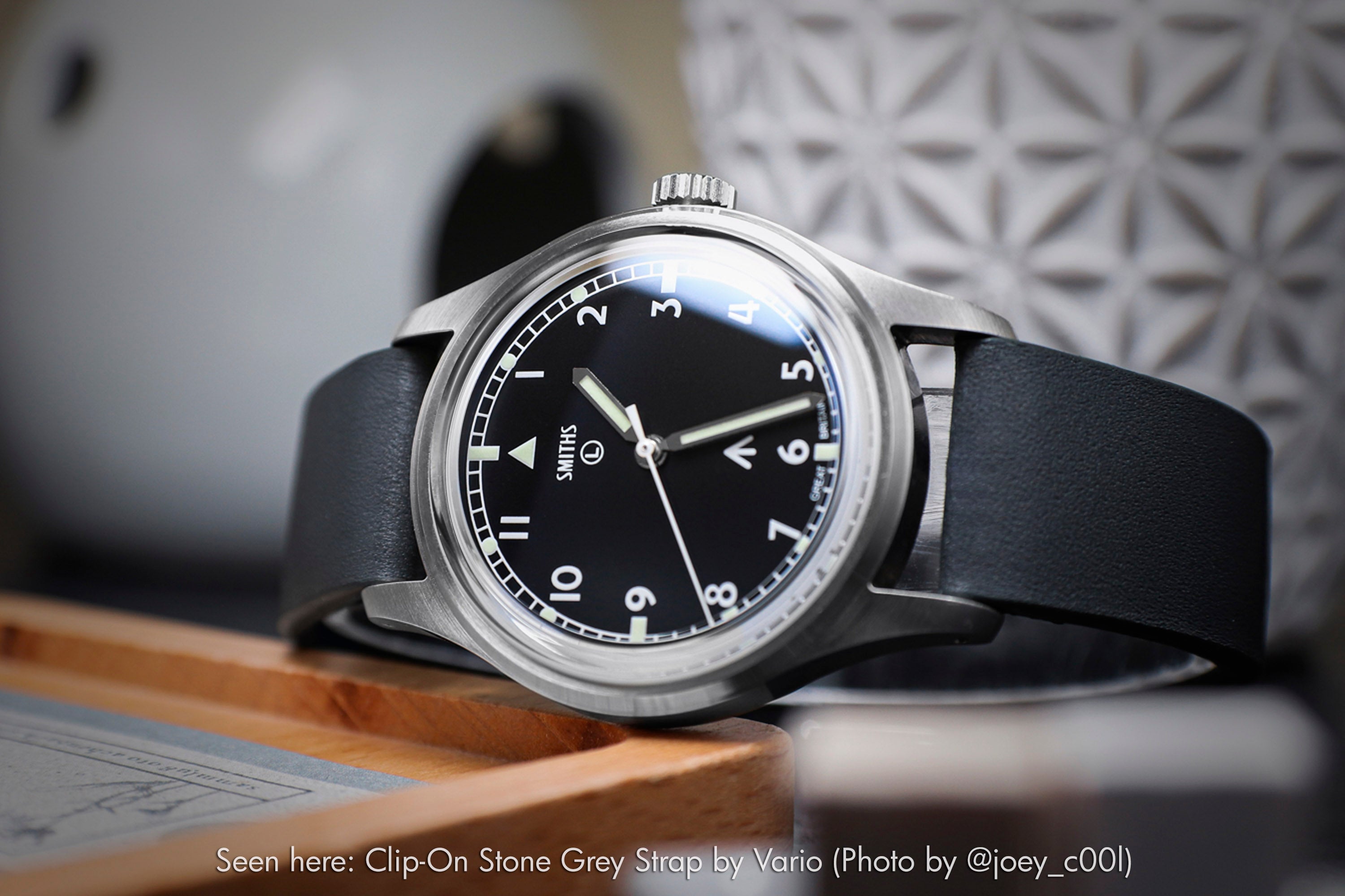 vario clip on watch strap for fixed lugs watch