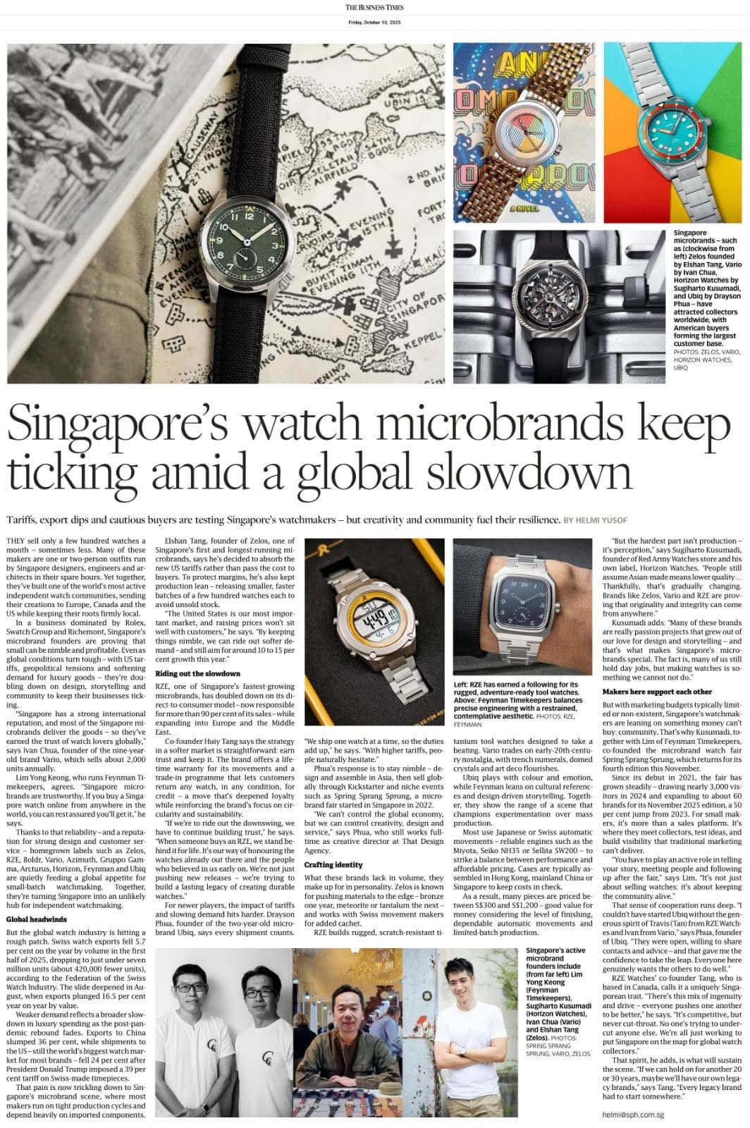 Ivan interviewed by The Business Times