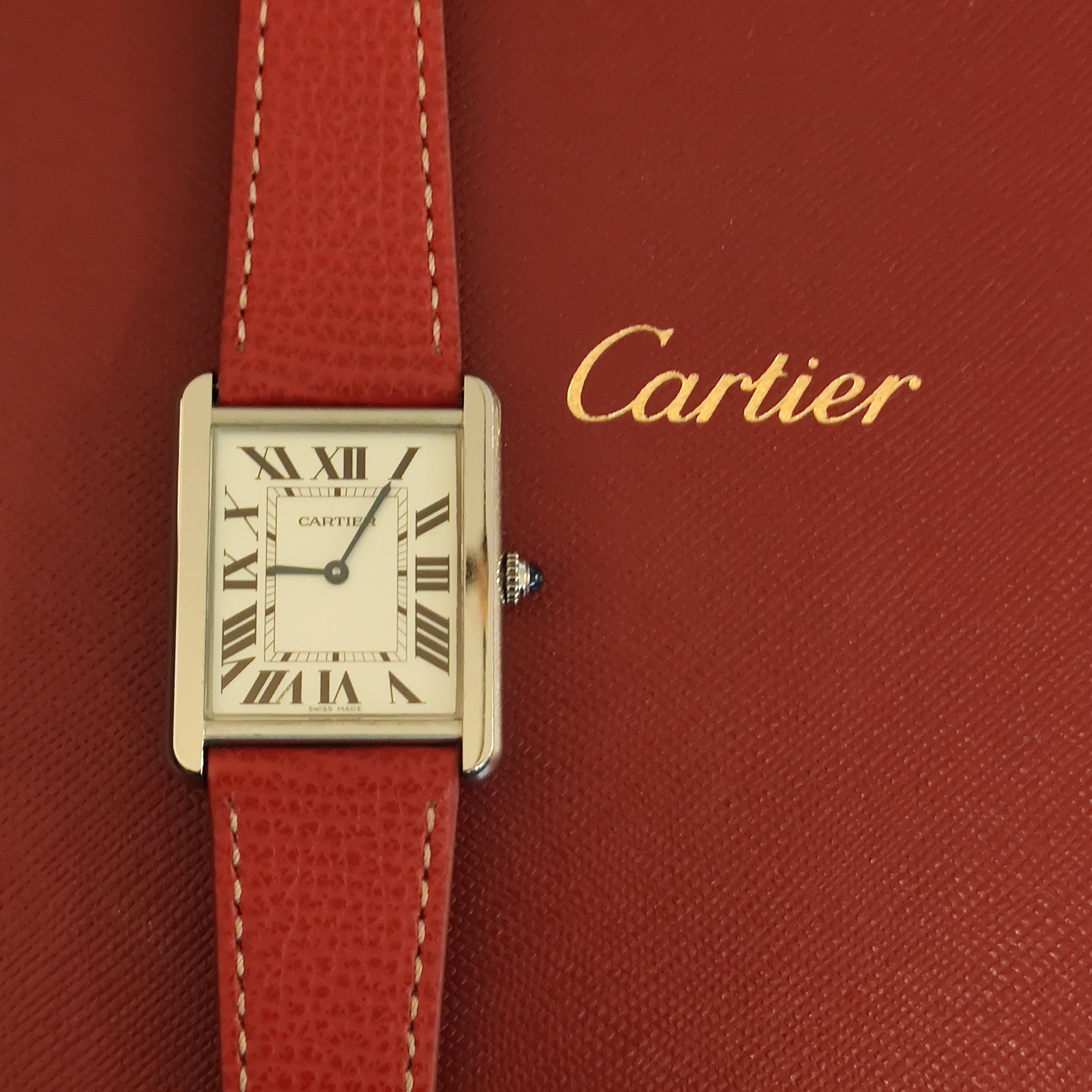 Cartier on Vario vintage Italian strap!