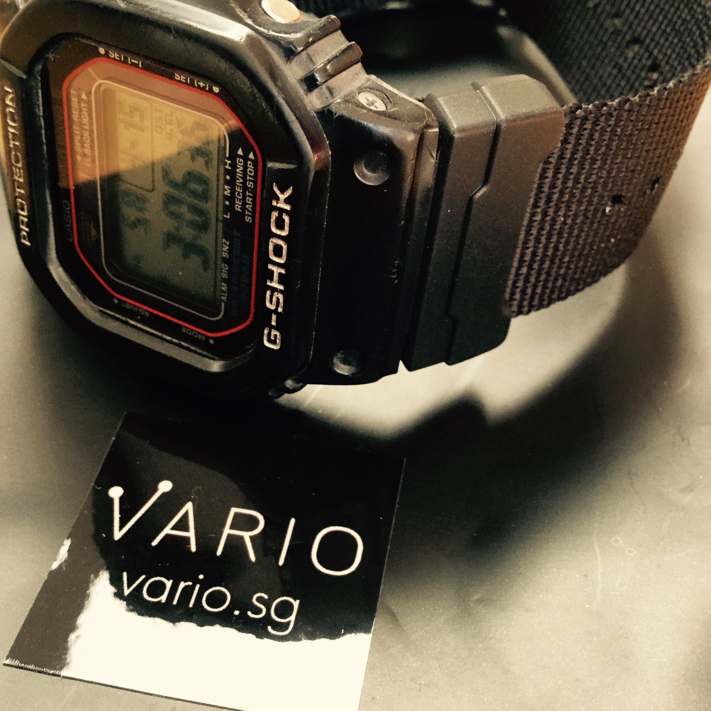 G-Shock DW5600 on Vario kit by #varioeveryday member Darly