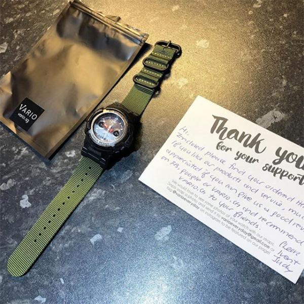 We love seeing our customers watch with our straps