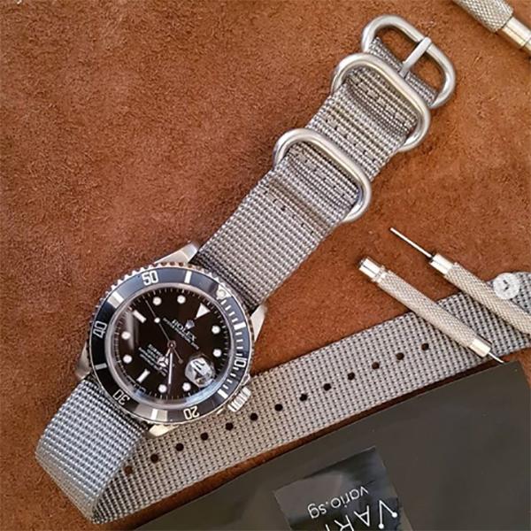 Rolex on Vario Ballistic Nylon watch strap by #varioeveryday member @edcgunner
