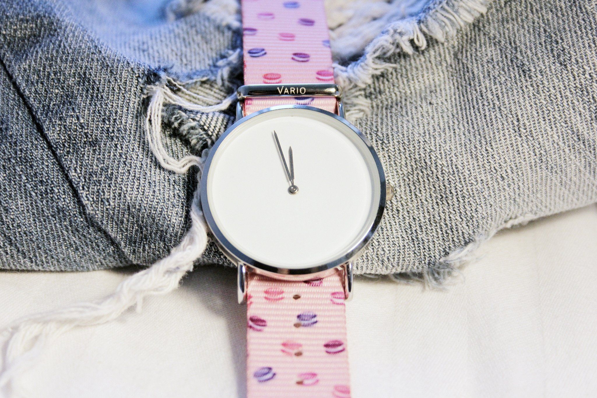 Macaron Dots on Minimal Watch