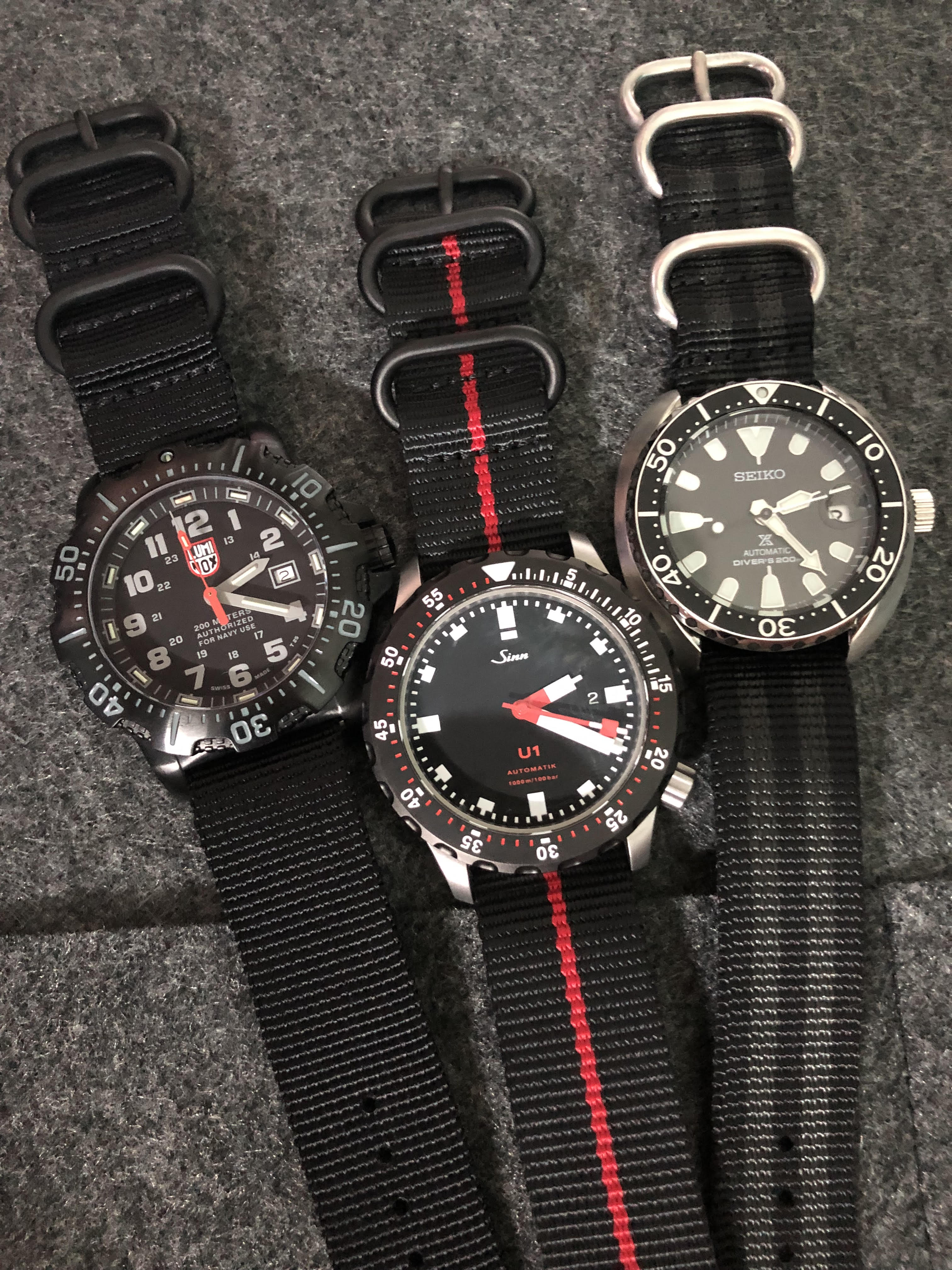Watches with Vario Ballistic Nylon strap by #varioeveryday member Clint